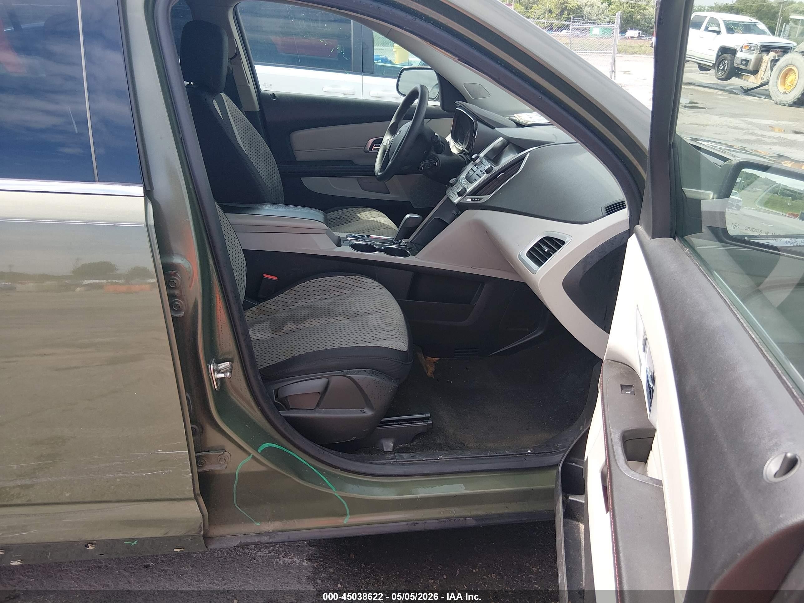 2015 Gmc Terrain Sle-1 Green vin: 2GKALMEK7F6118676