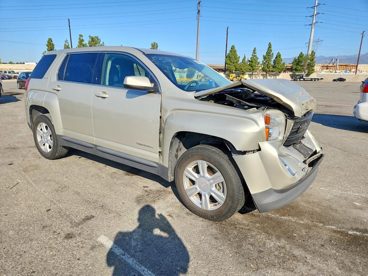 2015 Gmc Terrain Sle Tan vin: 2GKALMEK7F6119150