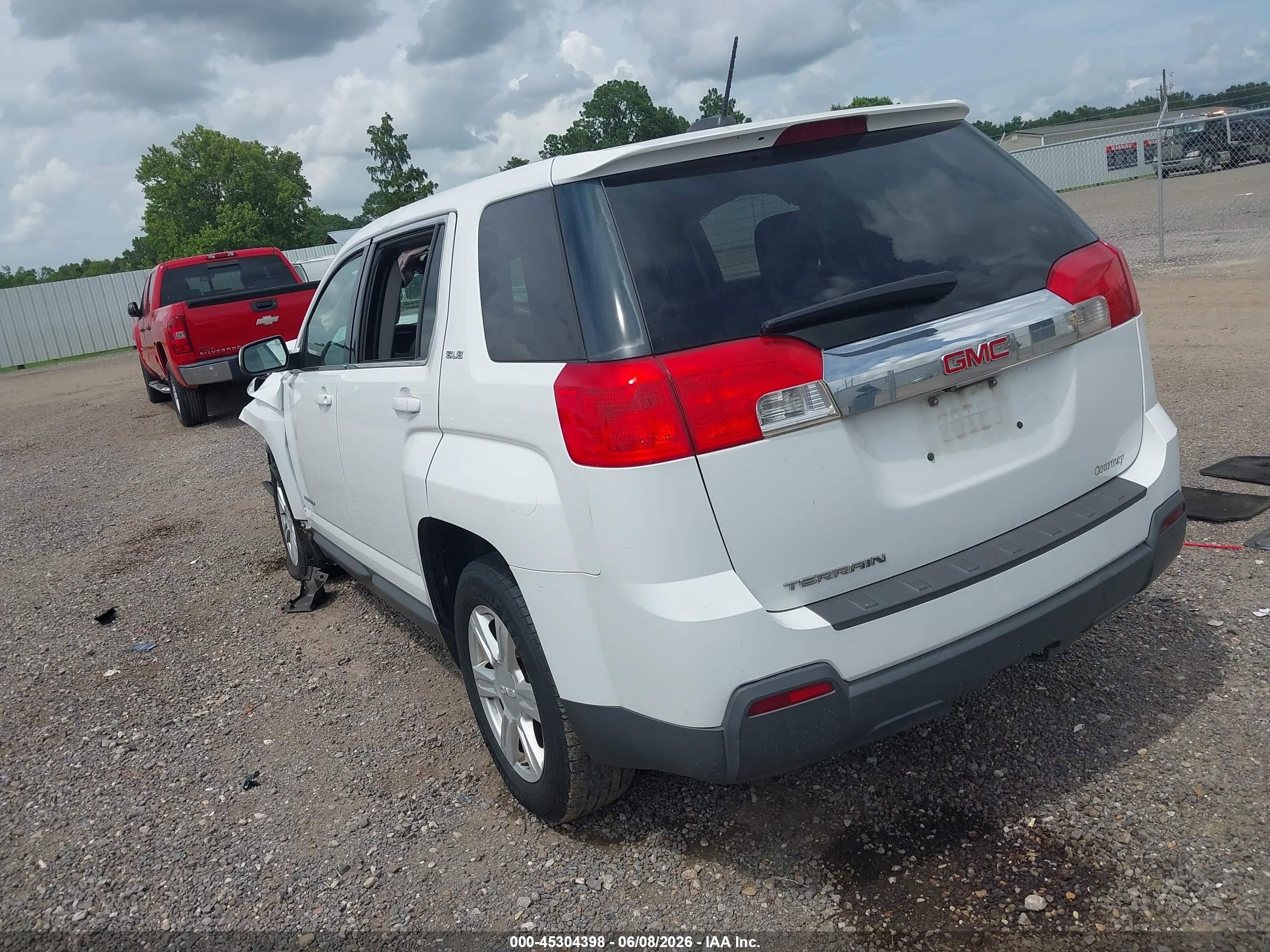 2015 Gmc Terrain Sle-1 White vin: 2GKALMEK7F6162712