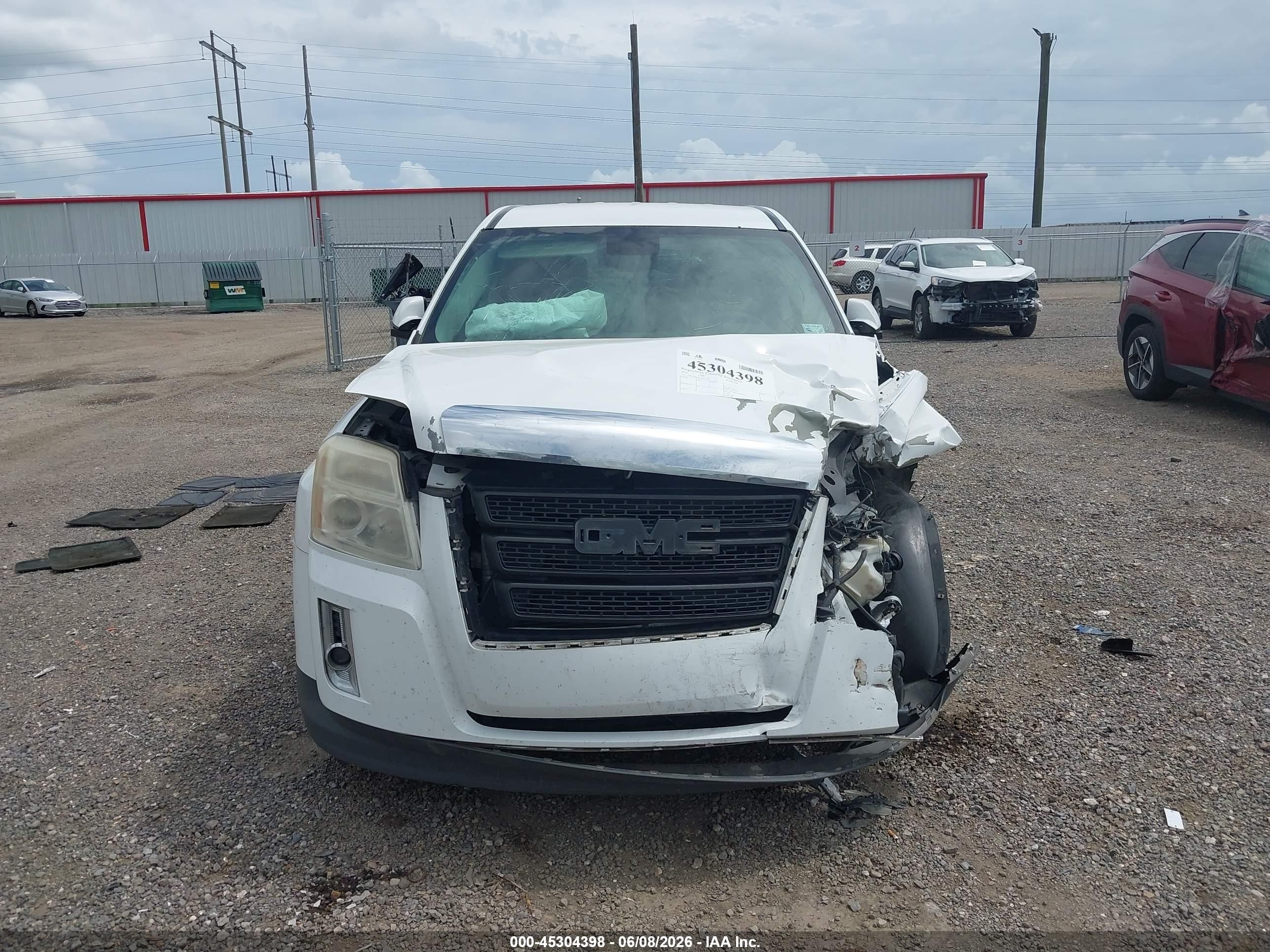 2015 Gmc Terrain Sle-1 White vin: 2GKALMEK7F6162712