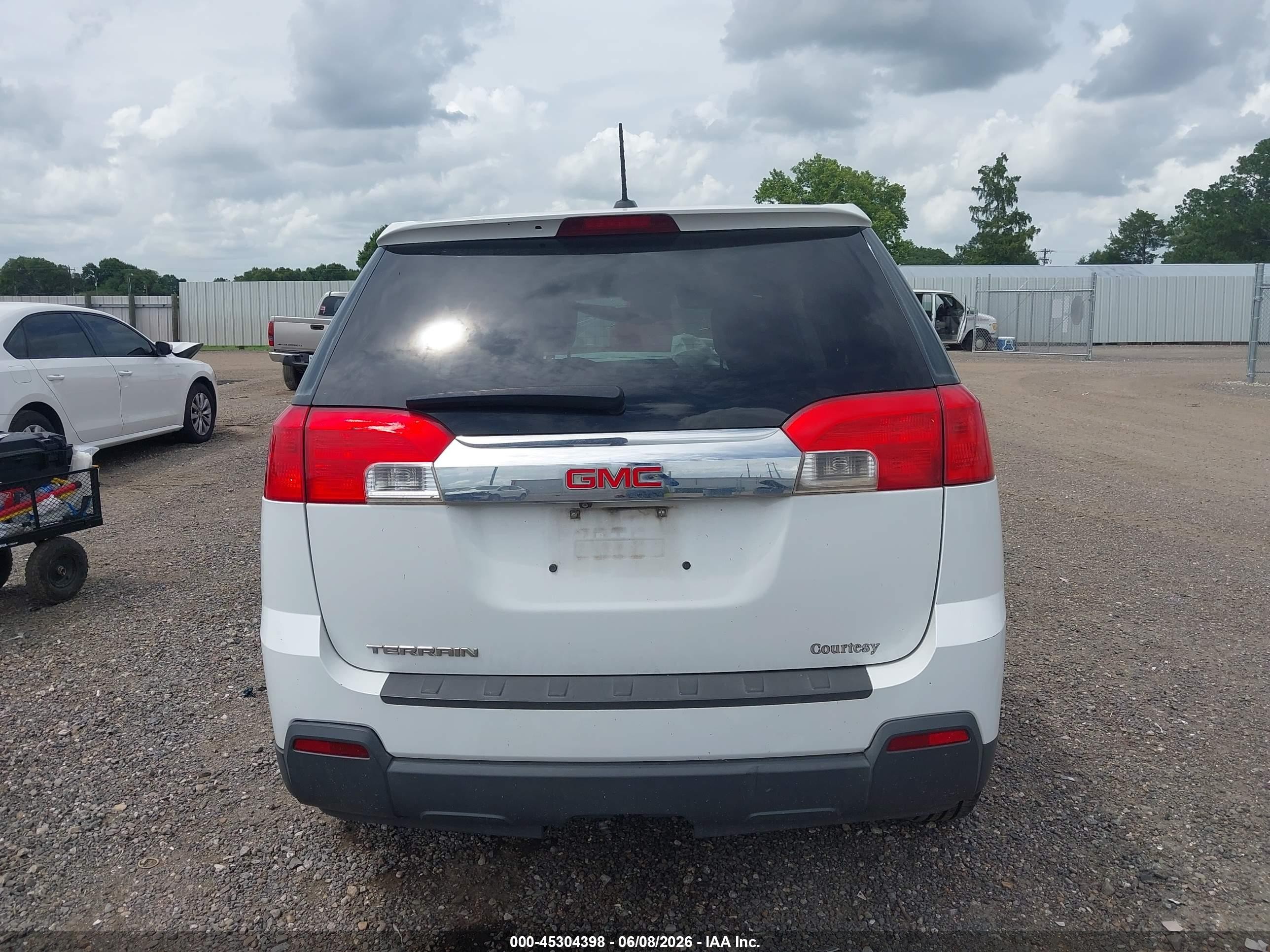 2015 Gmc Terrain Sle-1 White vin: 2GKALMEK7F6162712