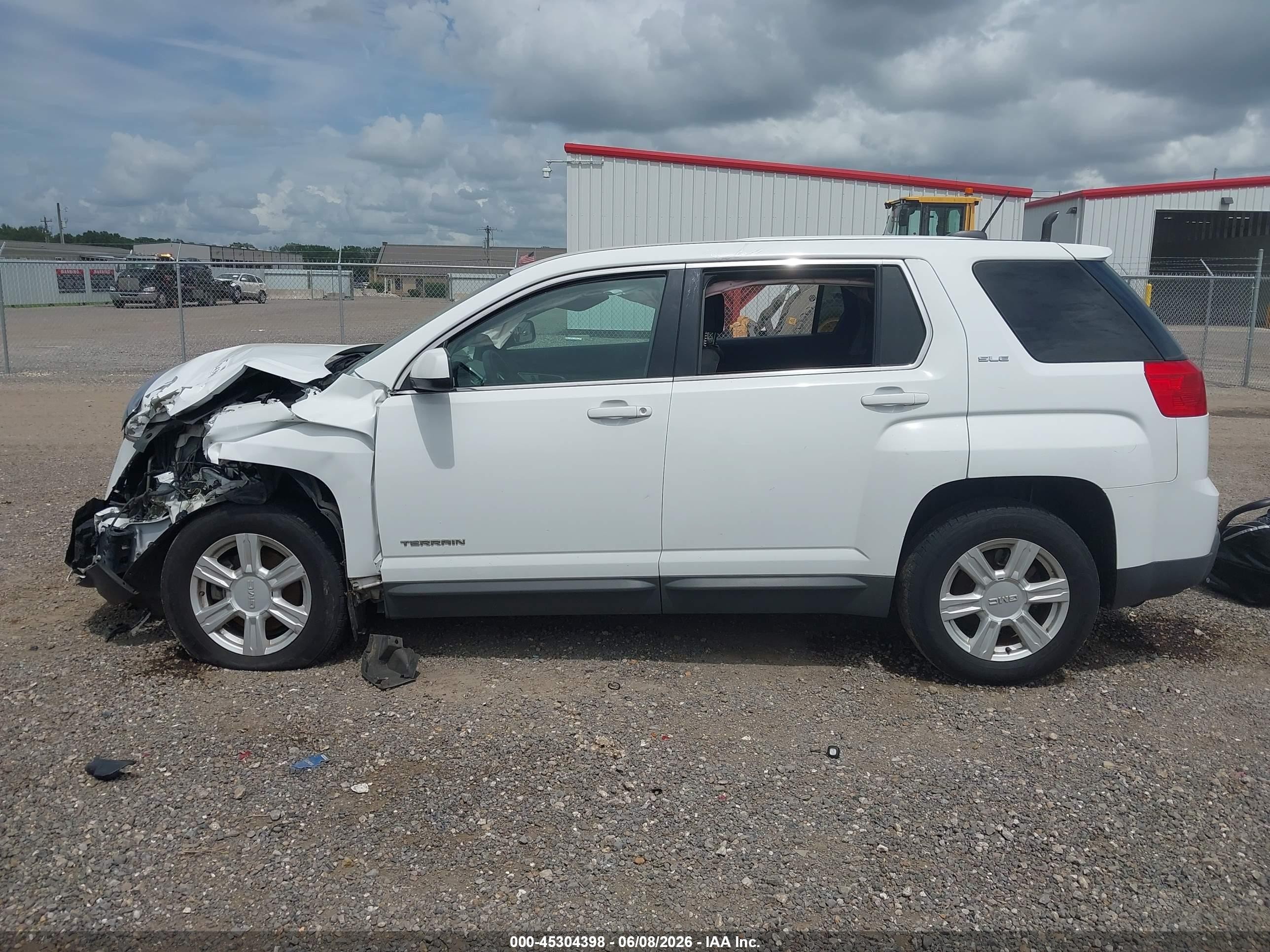 2015 Gmc Terrain Sle-1 White vin: 2GKALMEK7F6162712