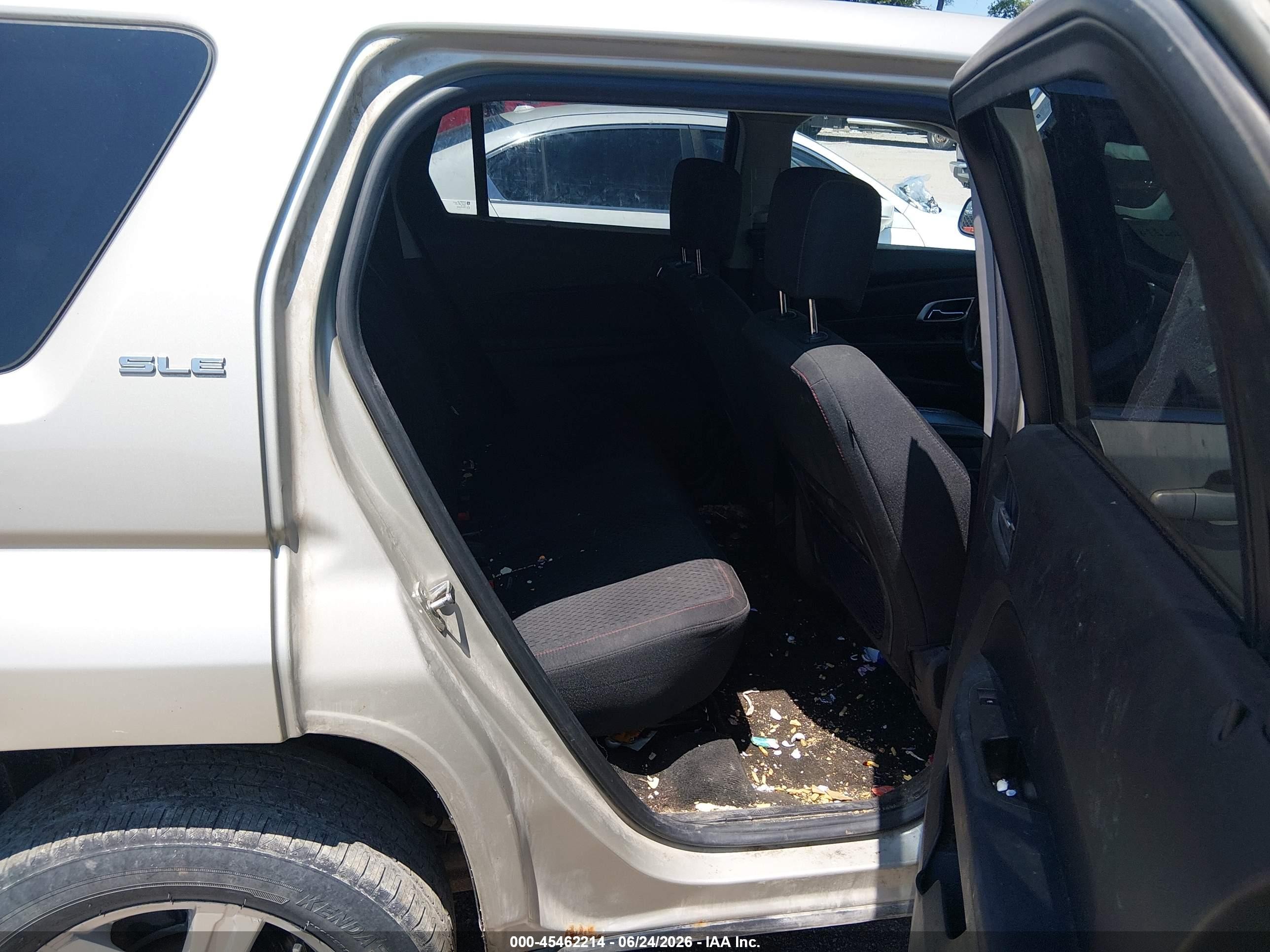 2015 Gmc Terrain Sle-1 Silver vin: 2GKALMEK7F6196231
