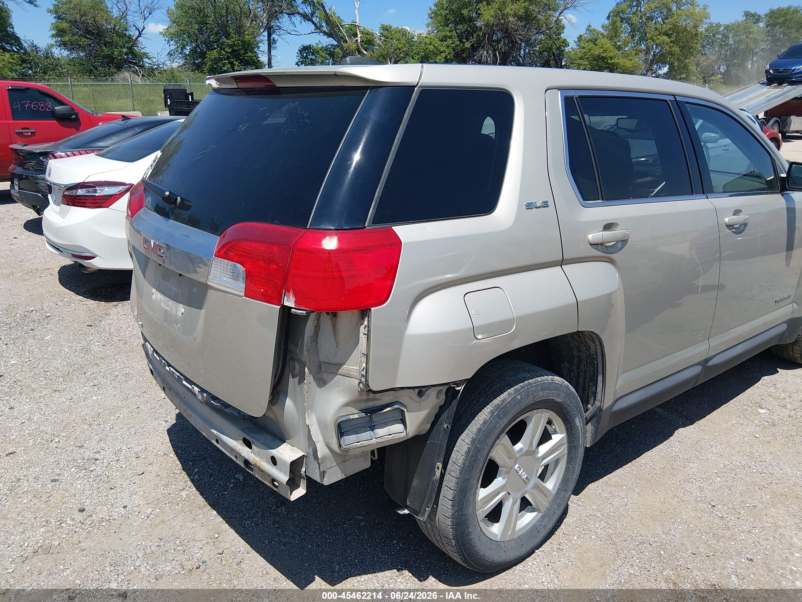 2015 Gmc Terrain Sle-1 Silver vin: 2GKALMEK7F6196231