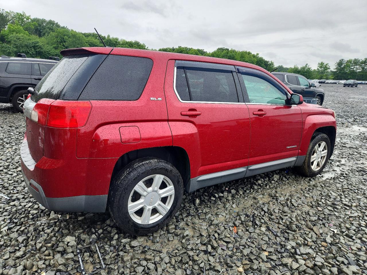 2015 Gmc Terrain Sle Red vin: 2GKALMEK7F6380648