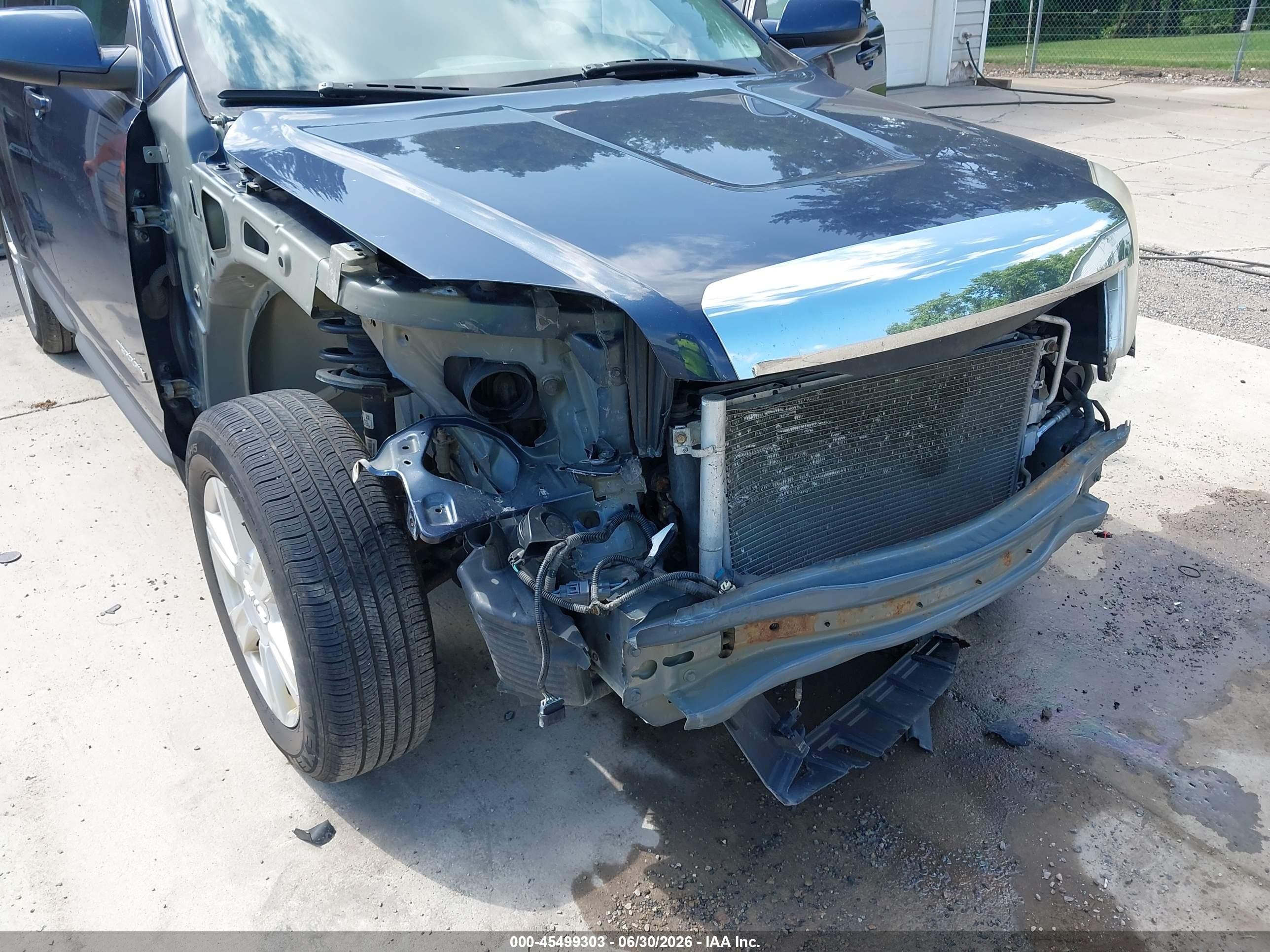 2015 Gmc Terrain Sle-1 Blue vin: 2GKALMEK7F6398714