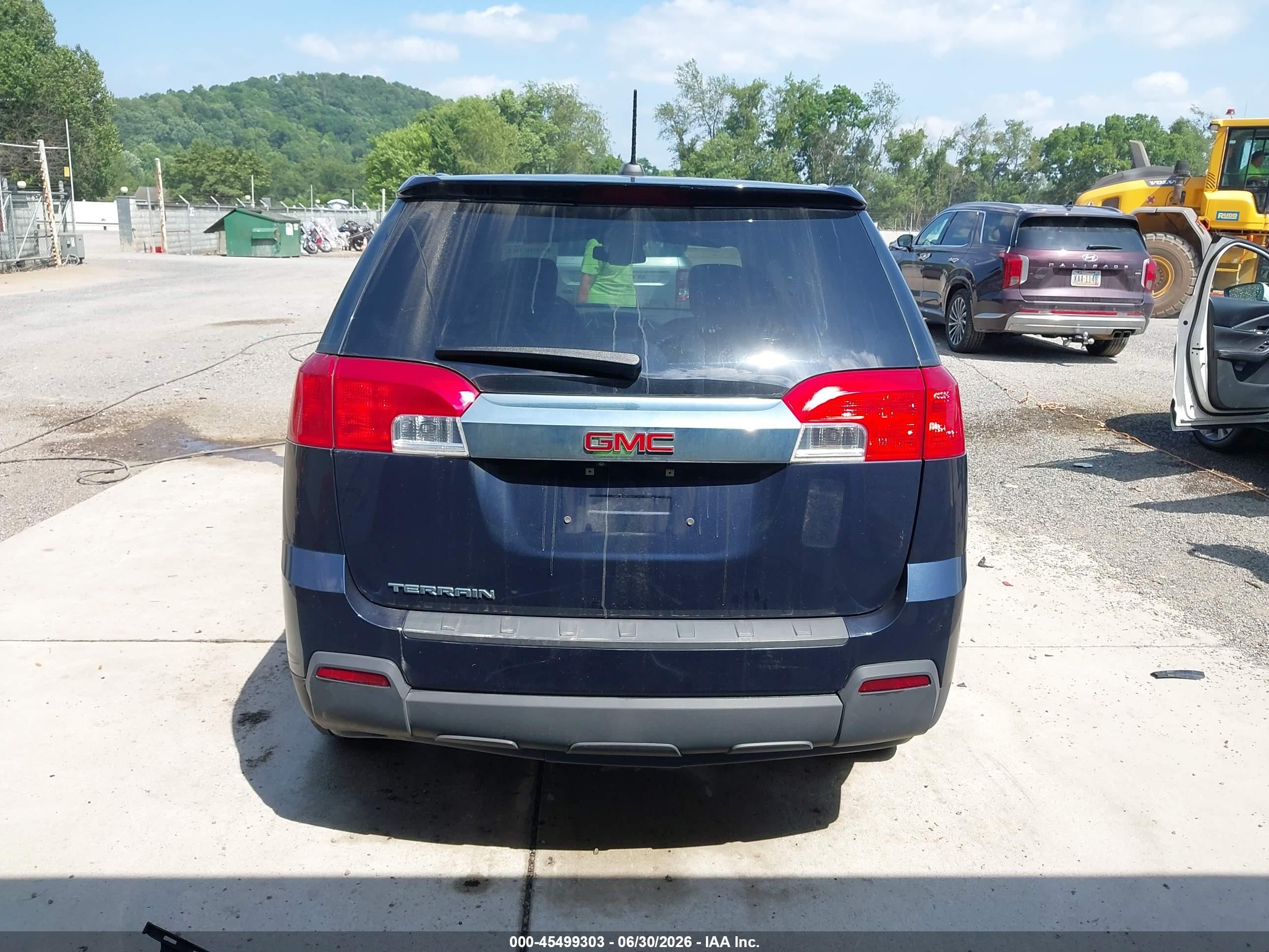 2015 Gmc Terrain Sle-1 Blue vin: 2GKALMEK7F6398714
