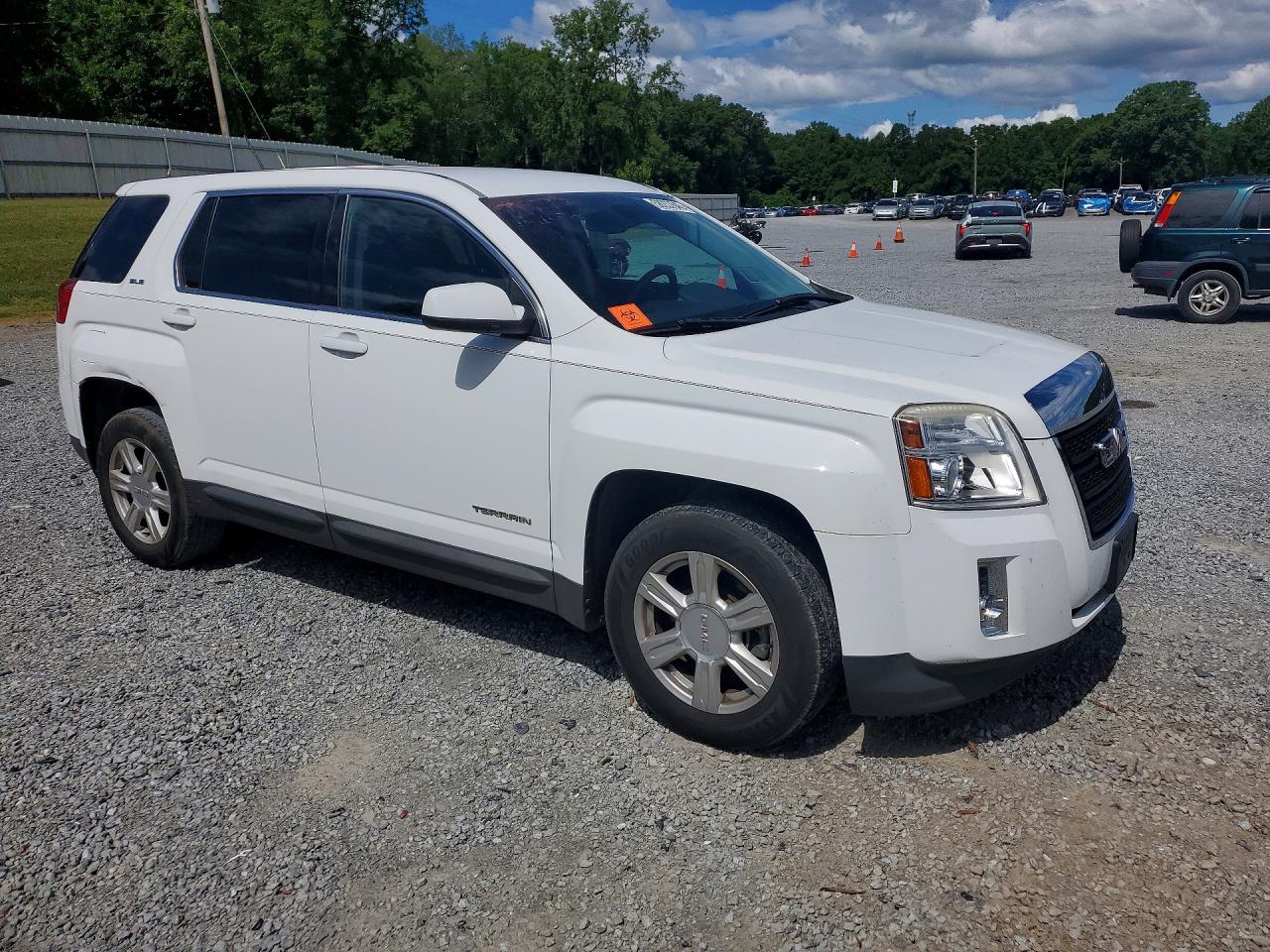 2015 Gmc Terrain Sle White vin: 2GKALMEK7F6428939