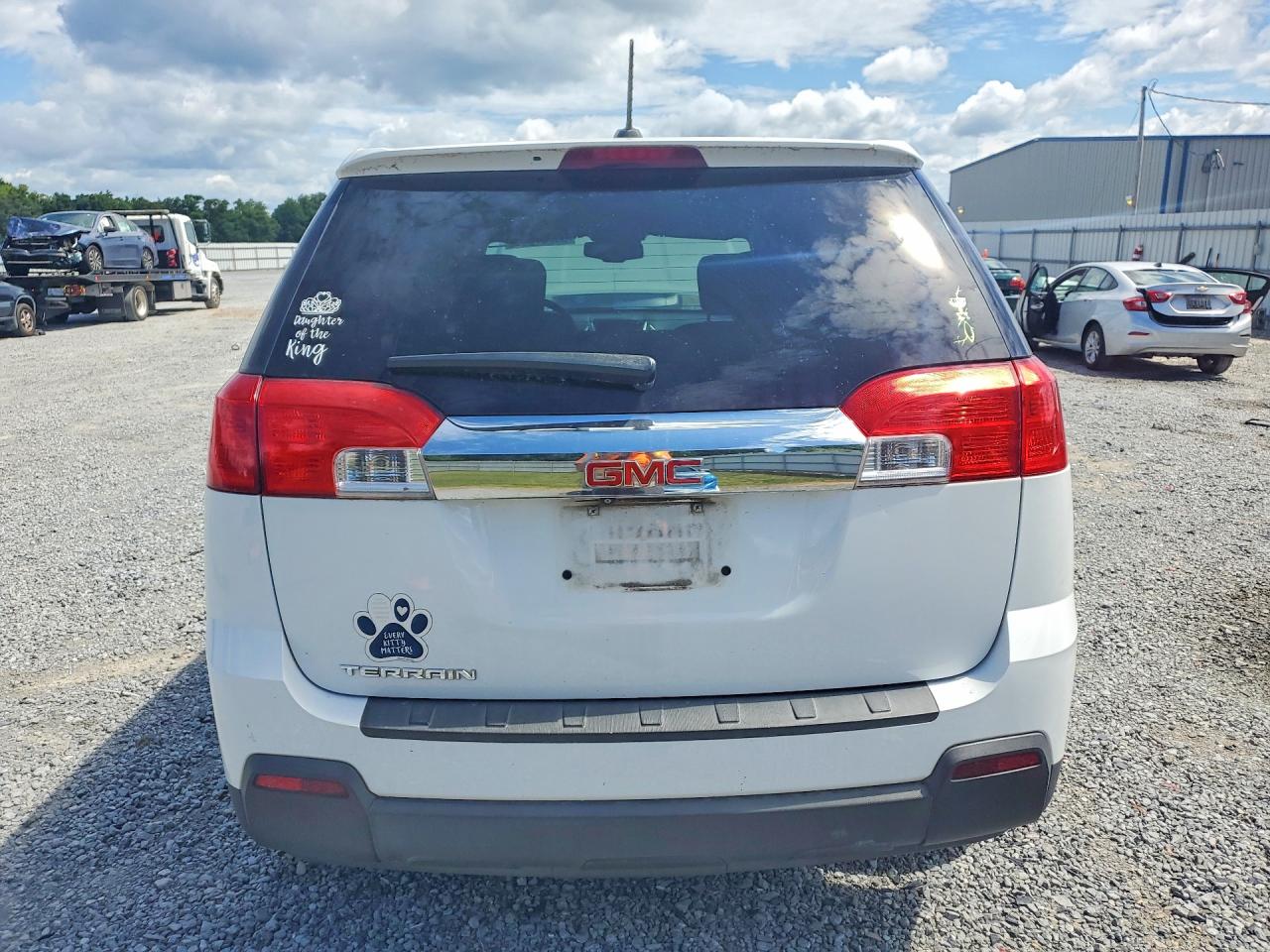 2015 Gmc Terrain Sle White vin: 2GKALMEK7F6428939