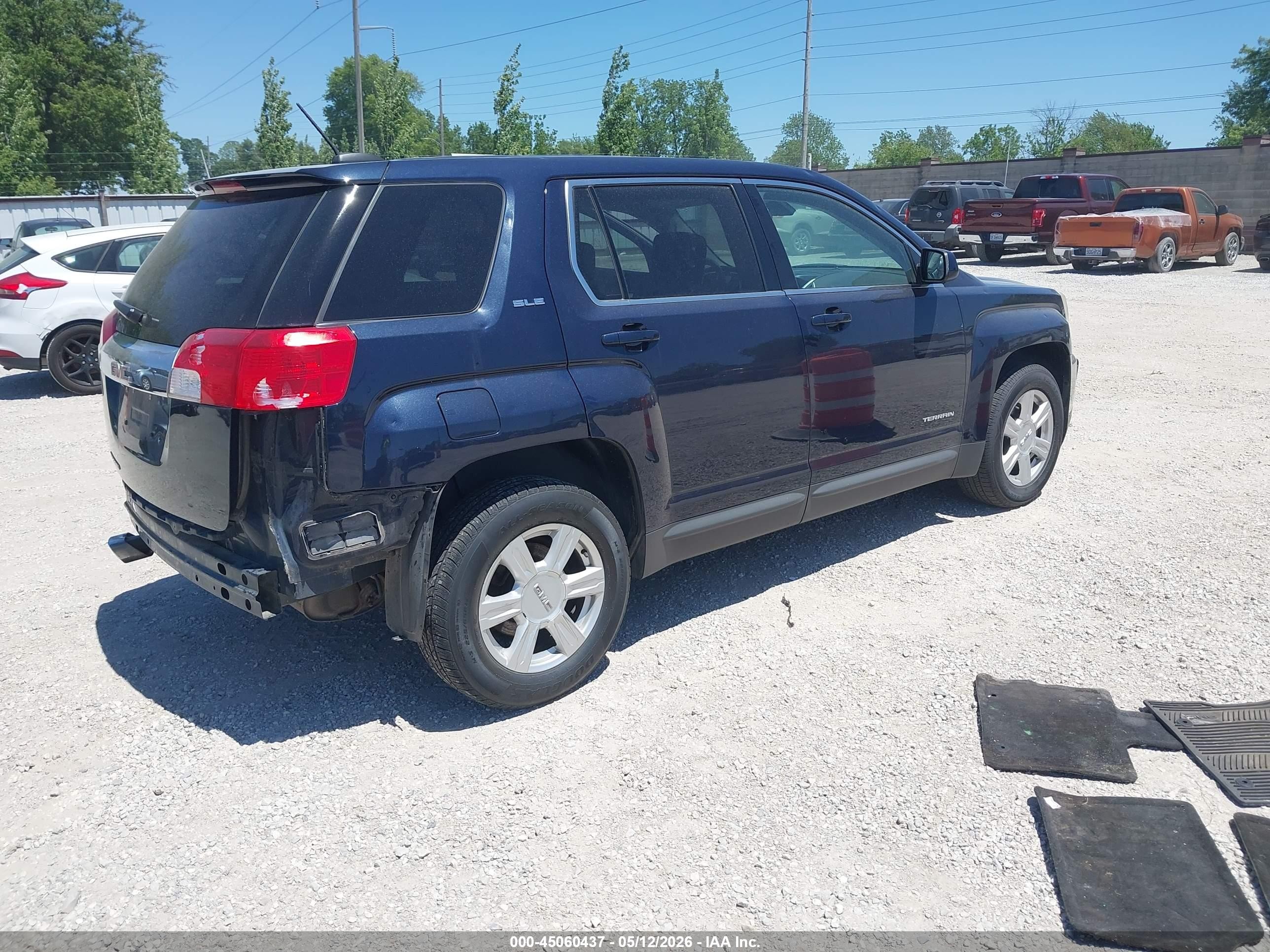 2016 Gmc Terrain Sle-1 Blue vin: 2GKALMEK7G6187448