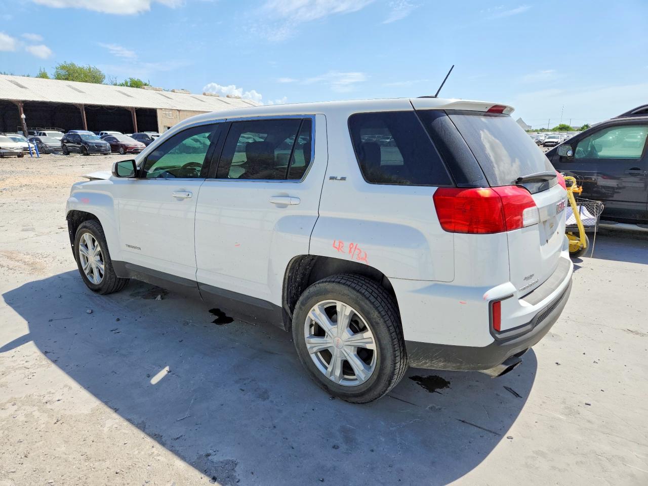 2017 Gmc Terrain Sle Белый vin: 2GKALMEK7H6290984
