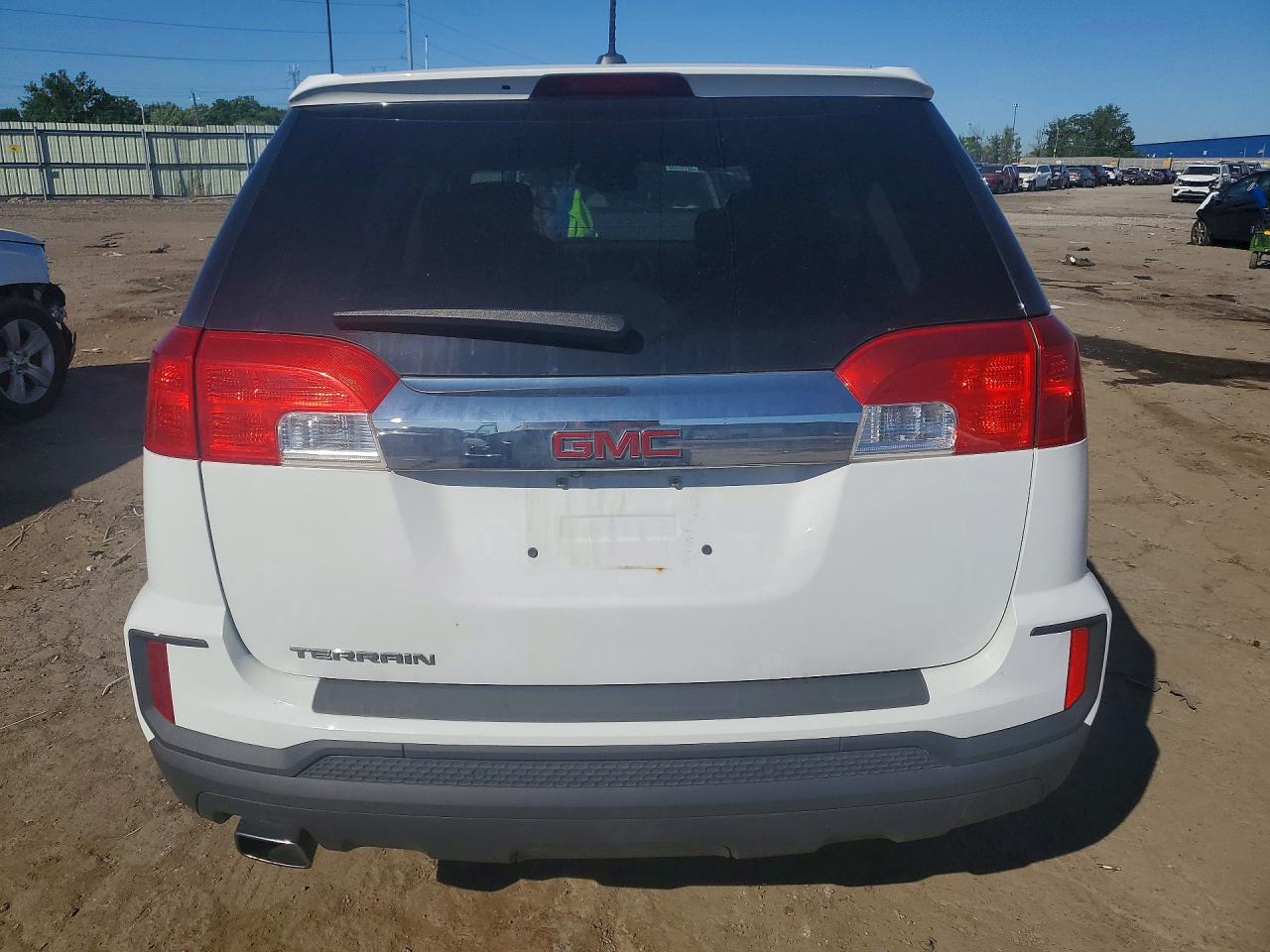 2017 Gmc Terrain Sle White vin: 2GKALMEK7H6325877