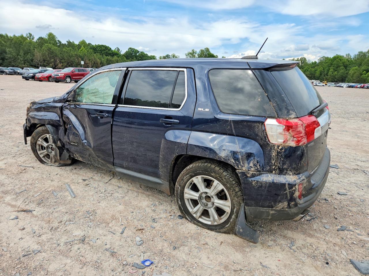 2017 Gmc Terrain Sle Blue vin: 2GKALMEK7H6331792