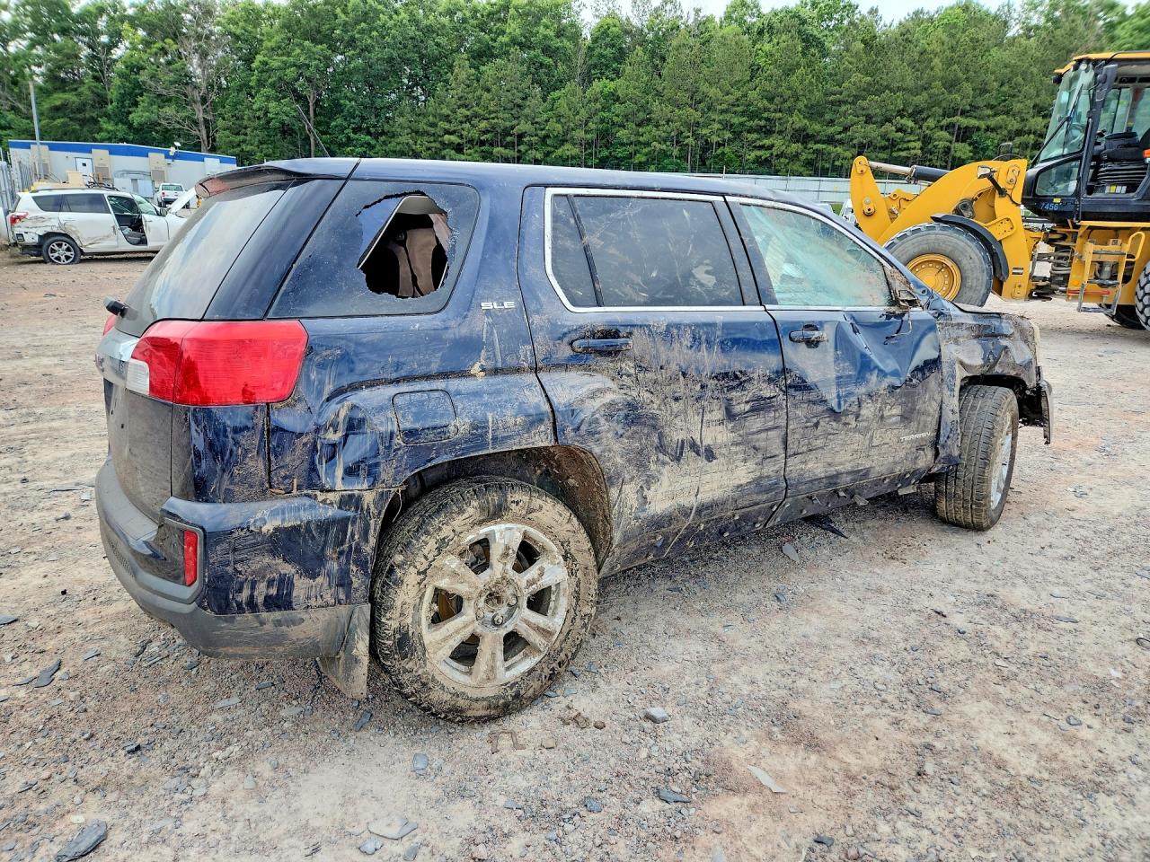 2017 Gmc Terrain Sle Blue vin: 2GKALMEK7H6331792