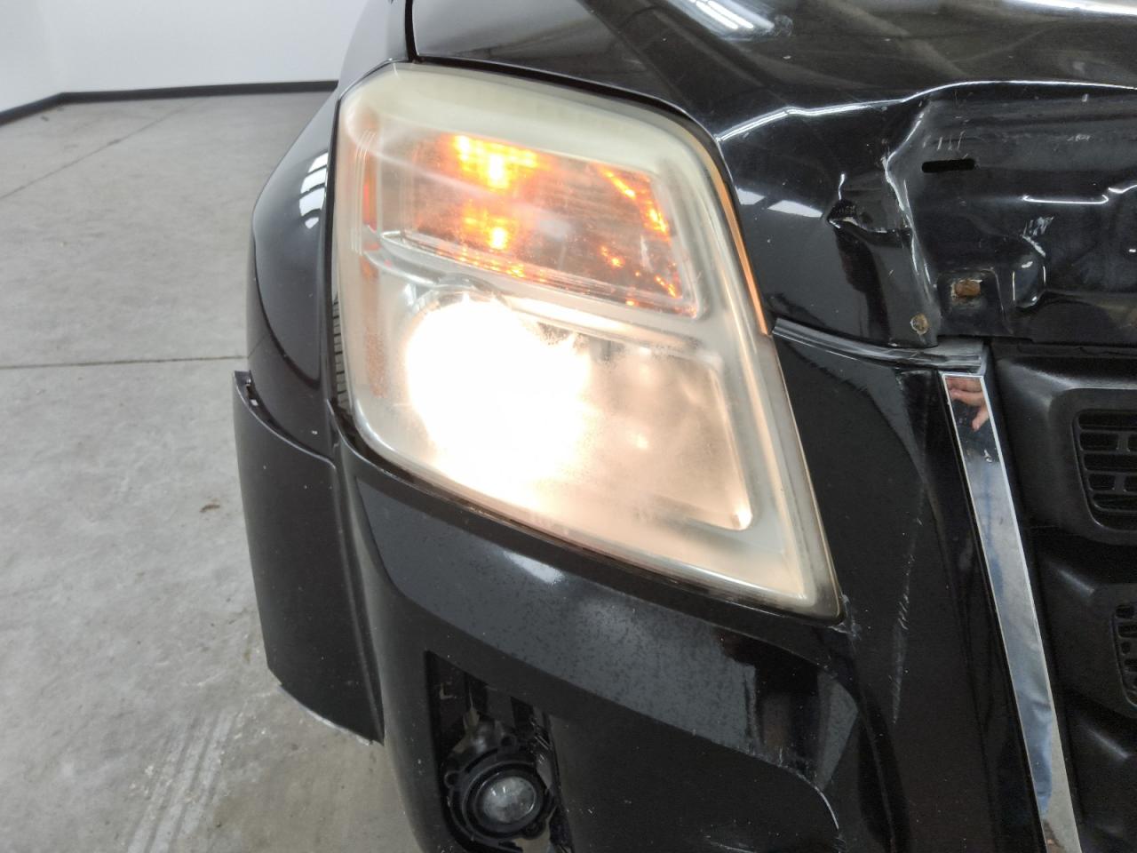 2012 Gmc Terrain Sle Black vin: 2GKALMEK8C6175349 Damage: Right Head Lamp, Faded, Repair Required