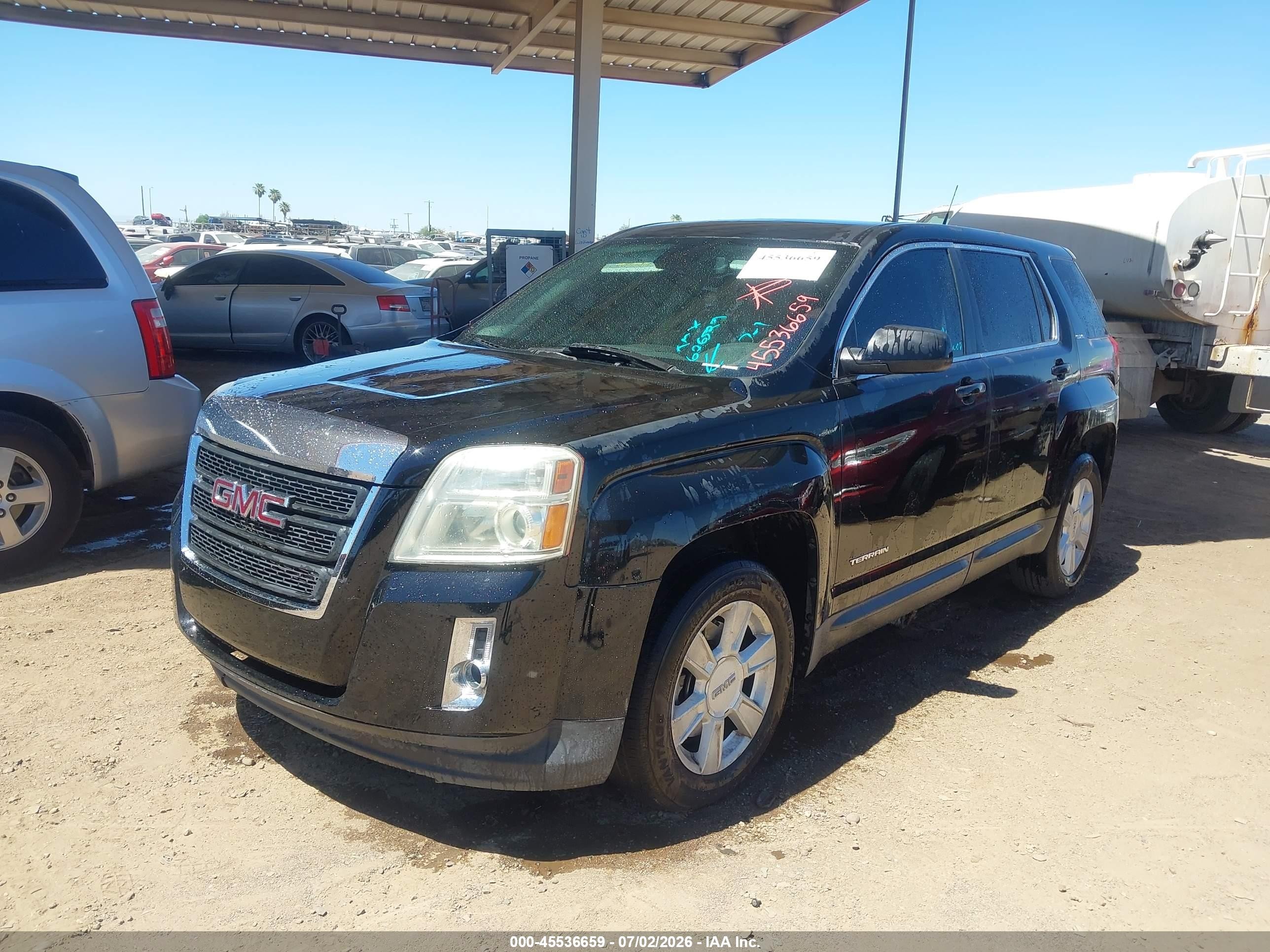 2012 Gmc Terrain Sle-1 Black vin: 2GKALMEK8C6265259