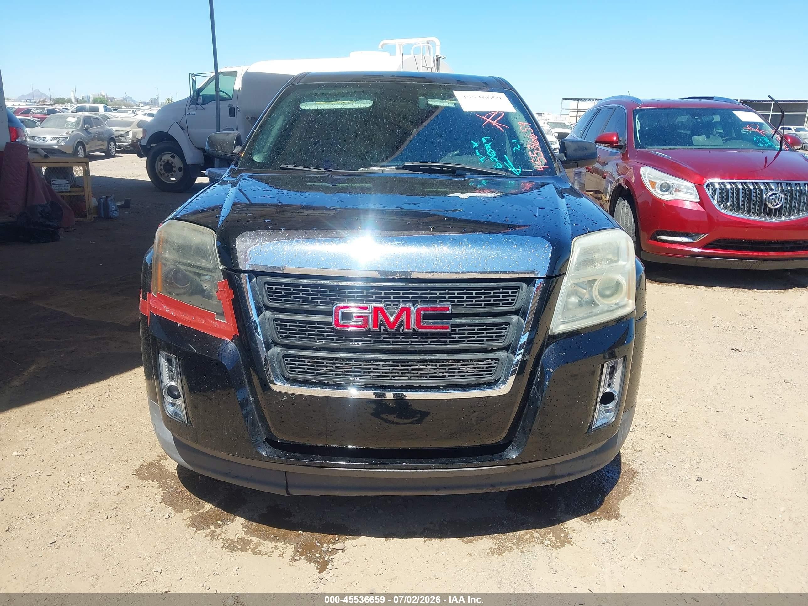 2012 Gmc Terrain Sle-1 Black vin: 2GKALMEK8C6265259