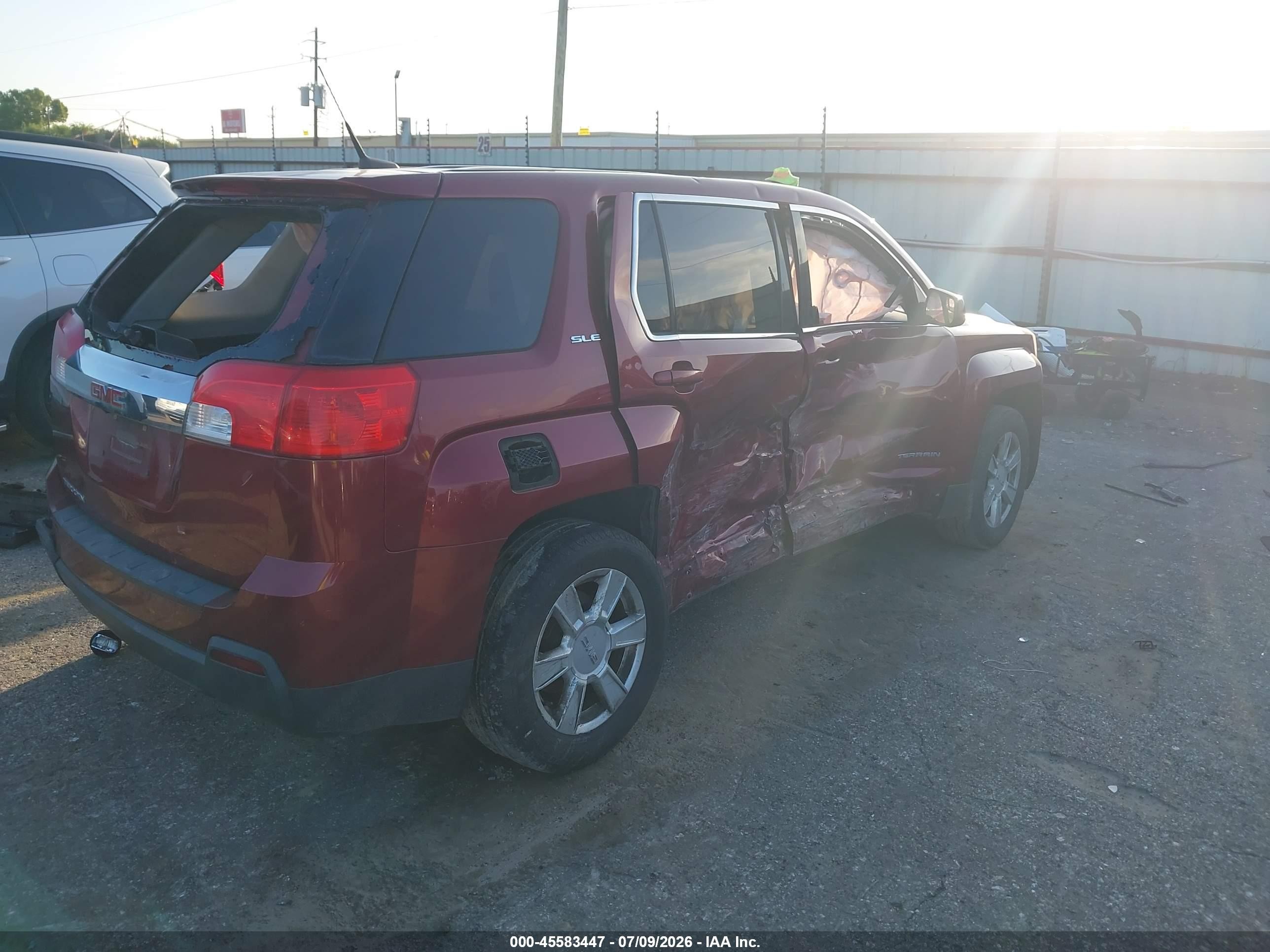 2012 Gmc Terrain Sle-1 Красный vin: 2GKALMEK8C6305100