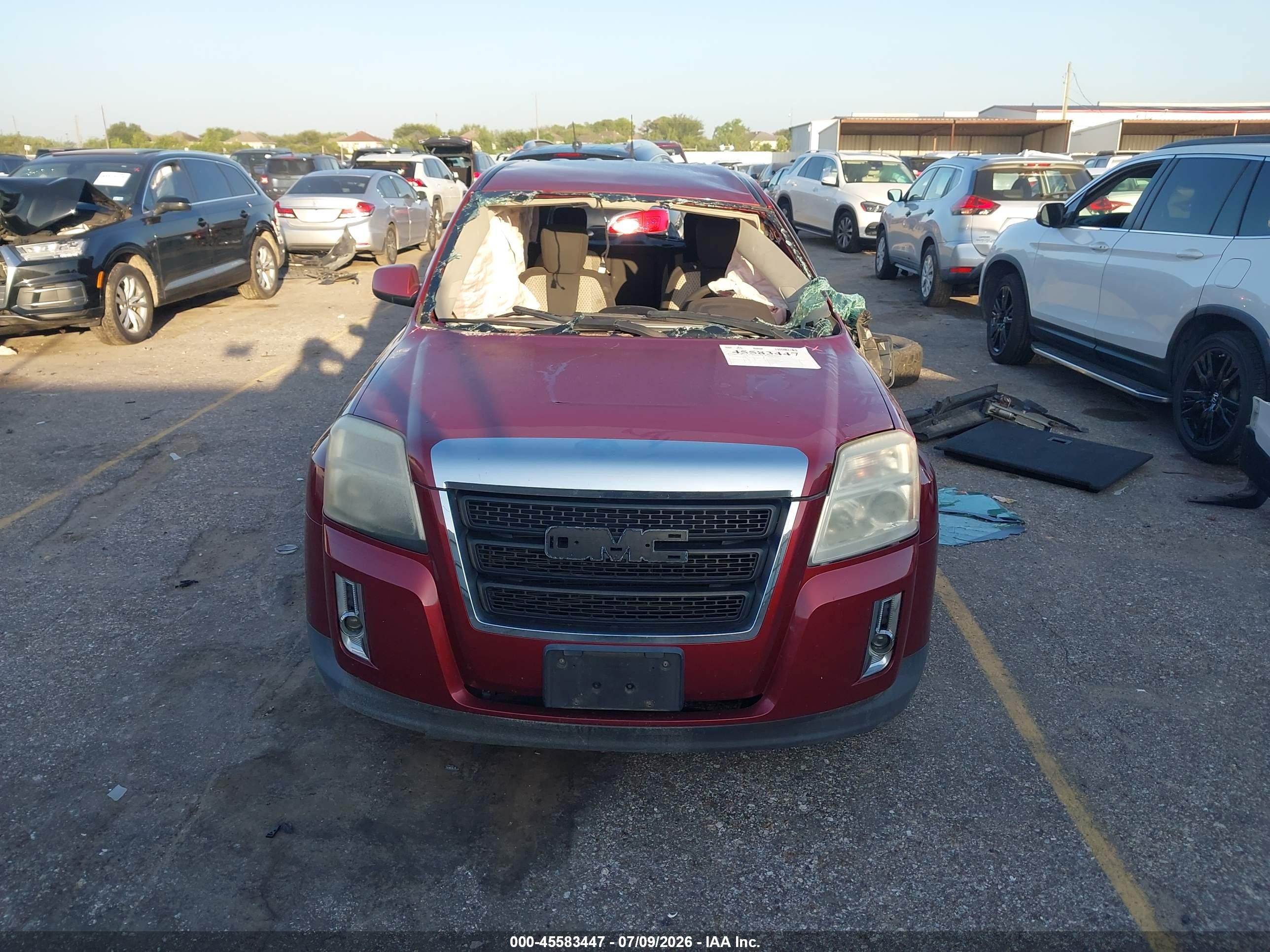 2012 Gmc Terrain Sle-1 Красный vin: 2GKALMEK8C6305100