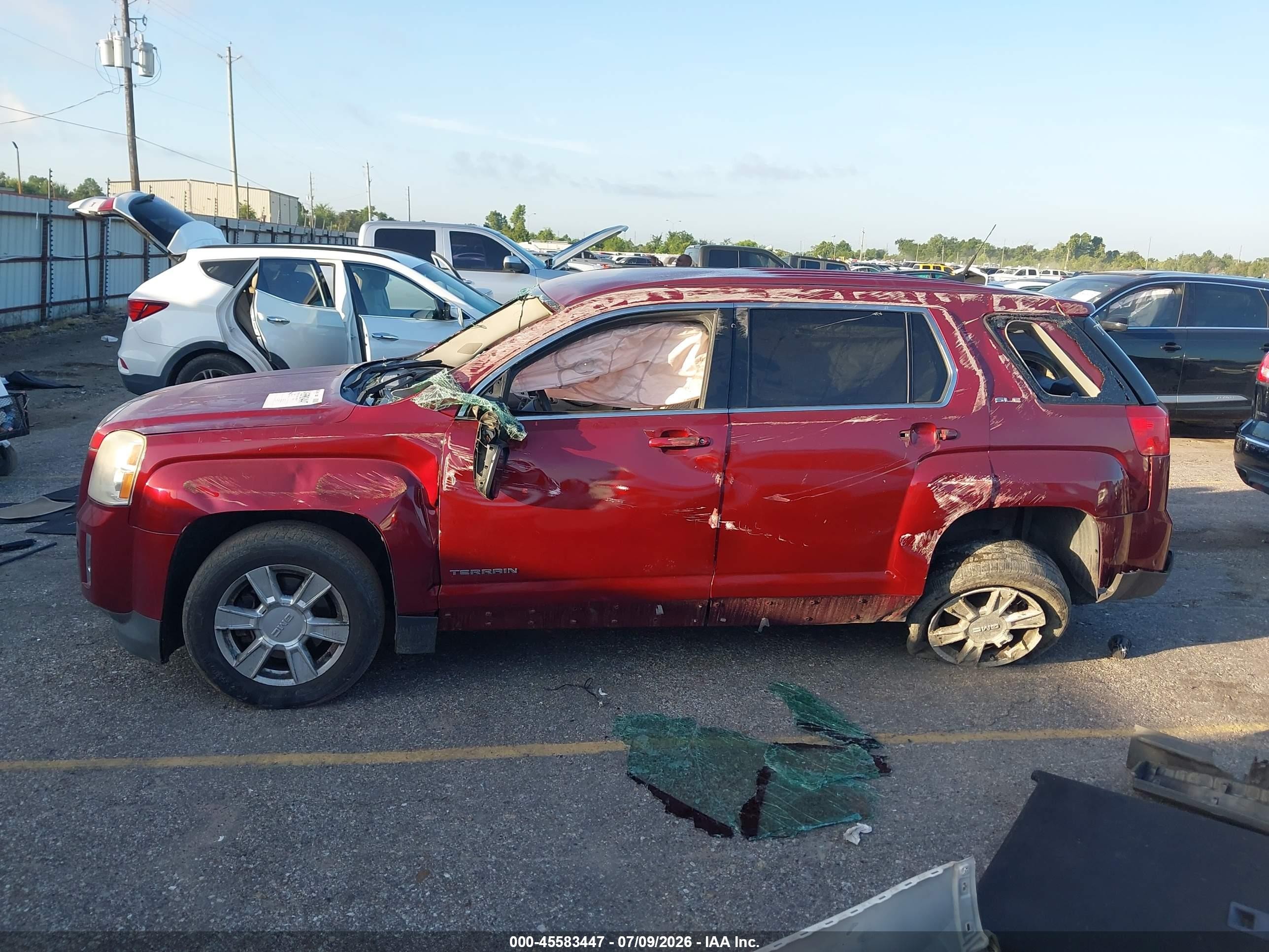 2012 Gmc Terrain Sle-1 Красный vin: 2GKALMEK8C6305100