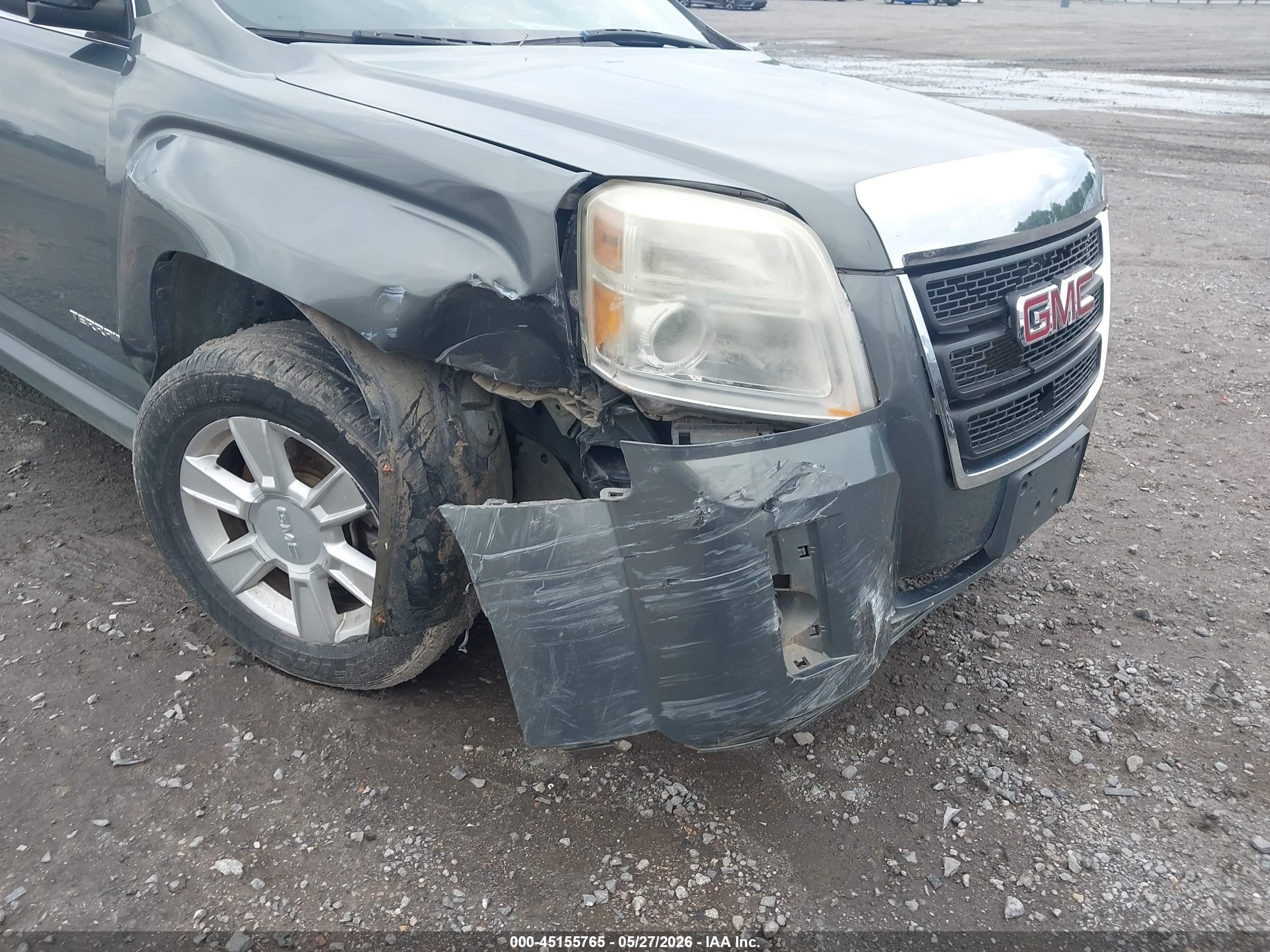 2012 Gmc Terrain Sle-1 Gray vin: 2GKALMEK8C6326156