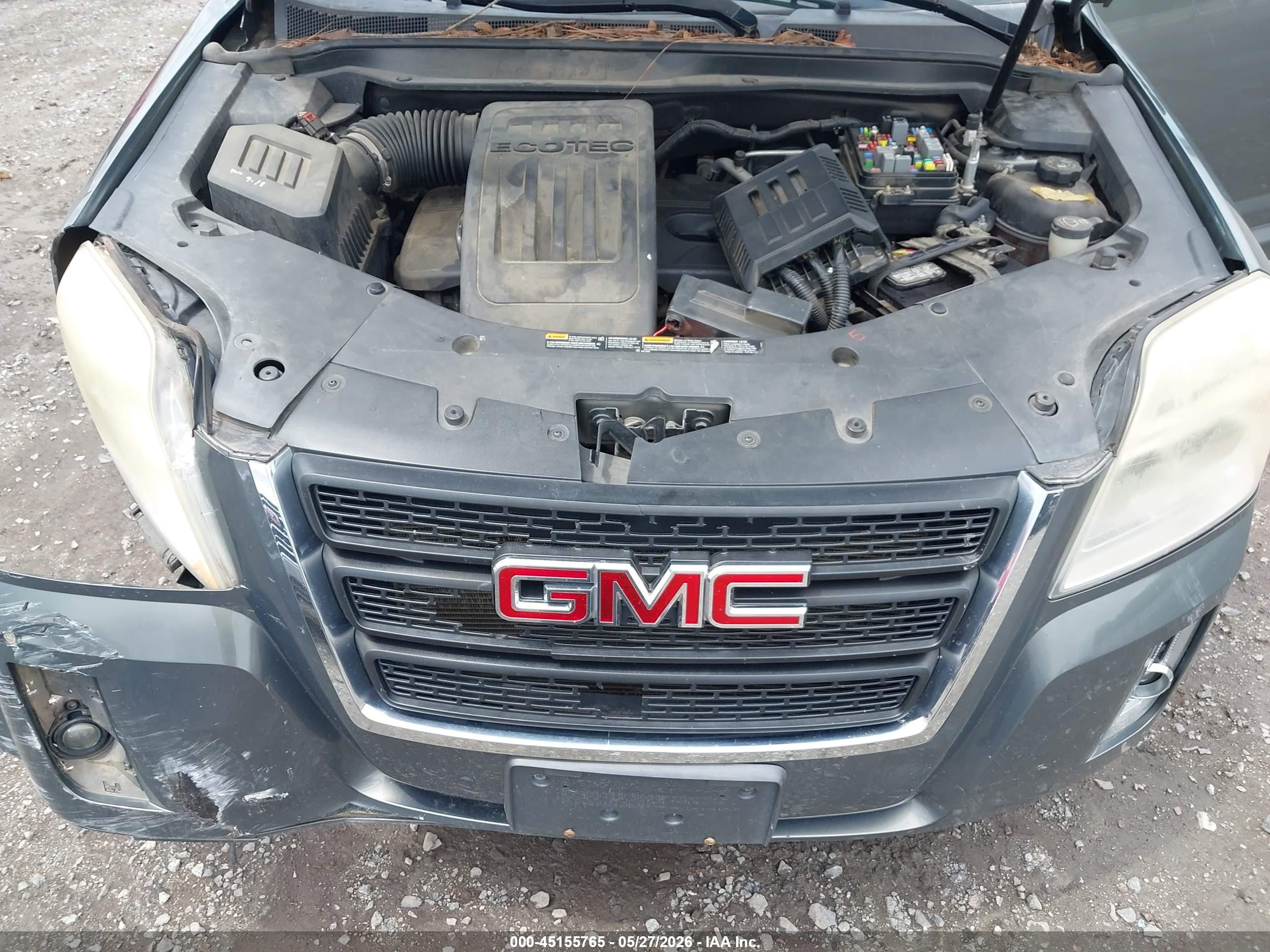2012 Gmc Terrain Sle-1 Gray vin: 2GKALMEK8C6326156