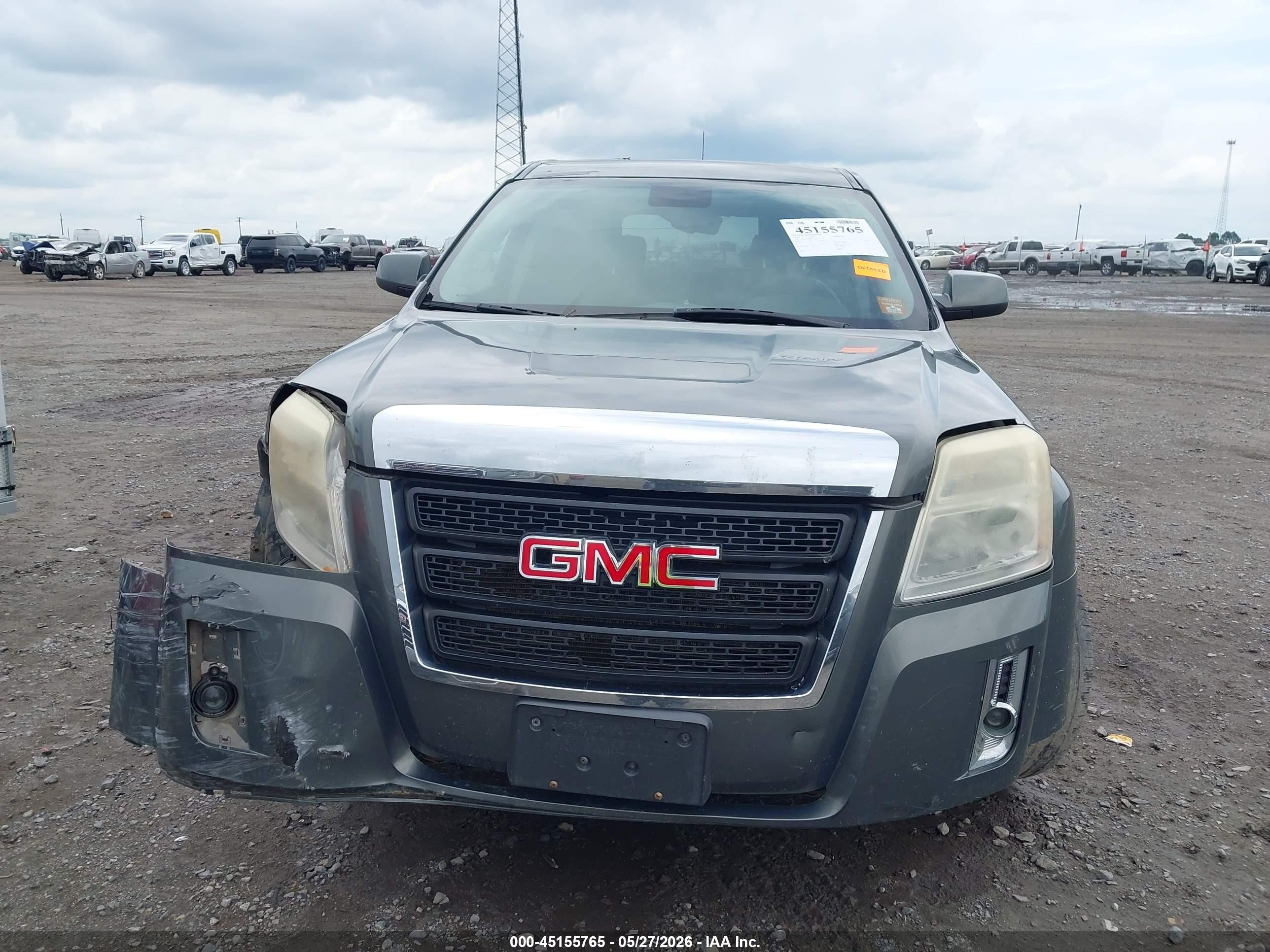2012 Gmc Terrain Sle-1 Gray vin: 2GKALMEK8C6326156