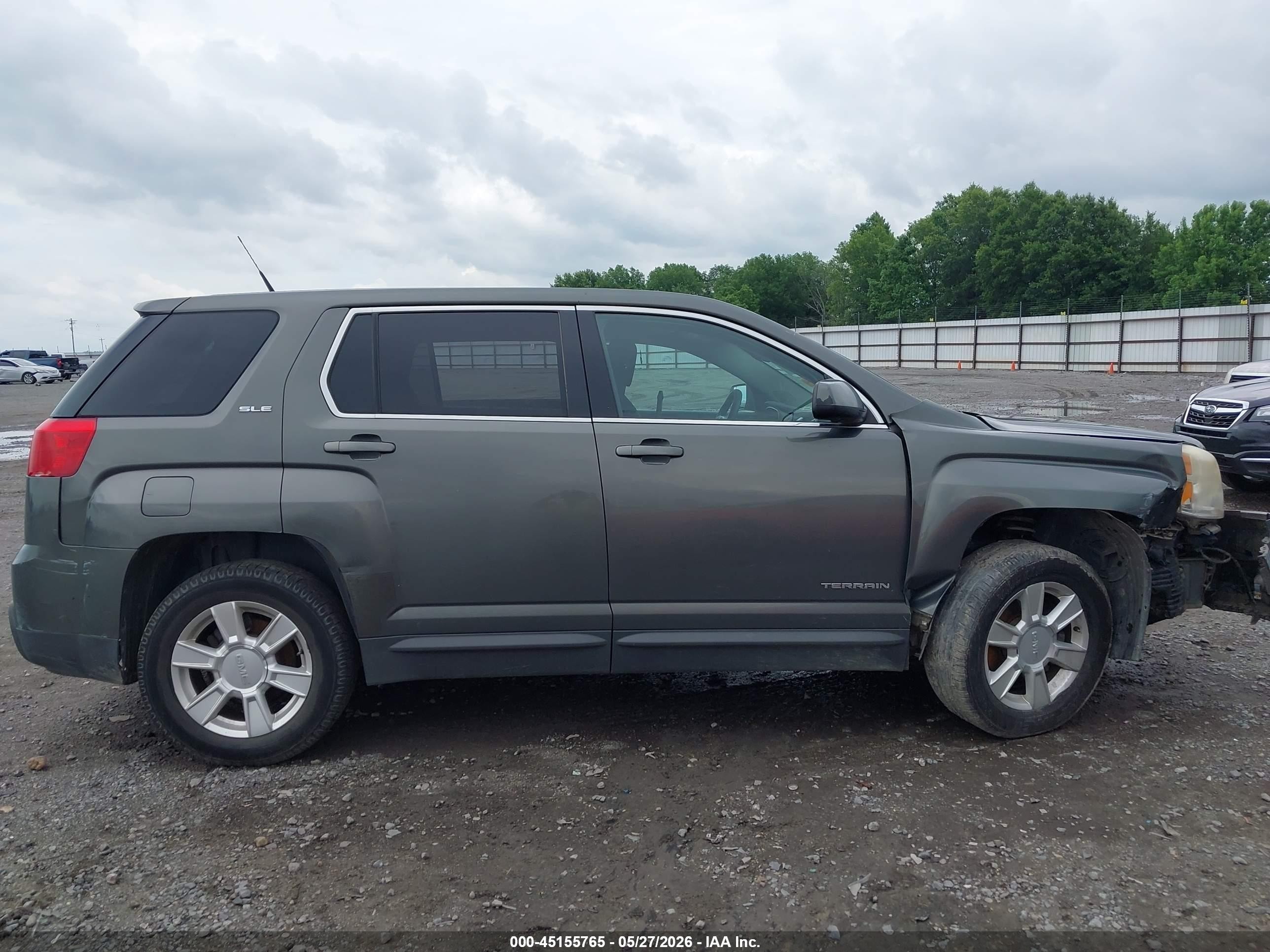 2012 Gmc Terrain Sle-1 Gray vin: 2GKALMEK8C6326156