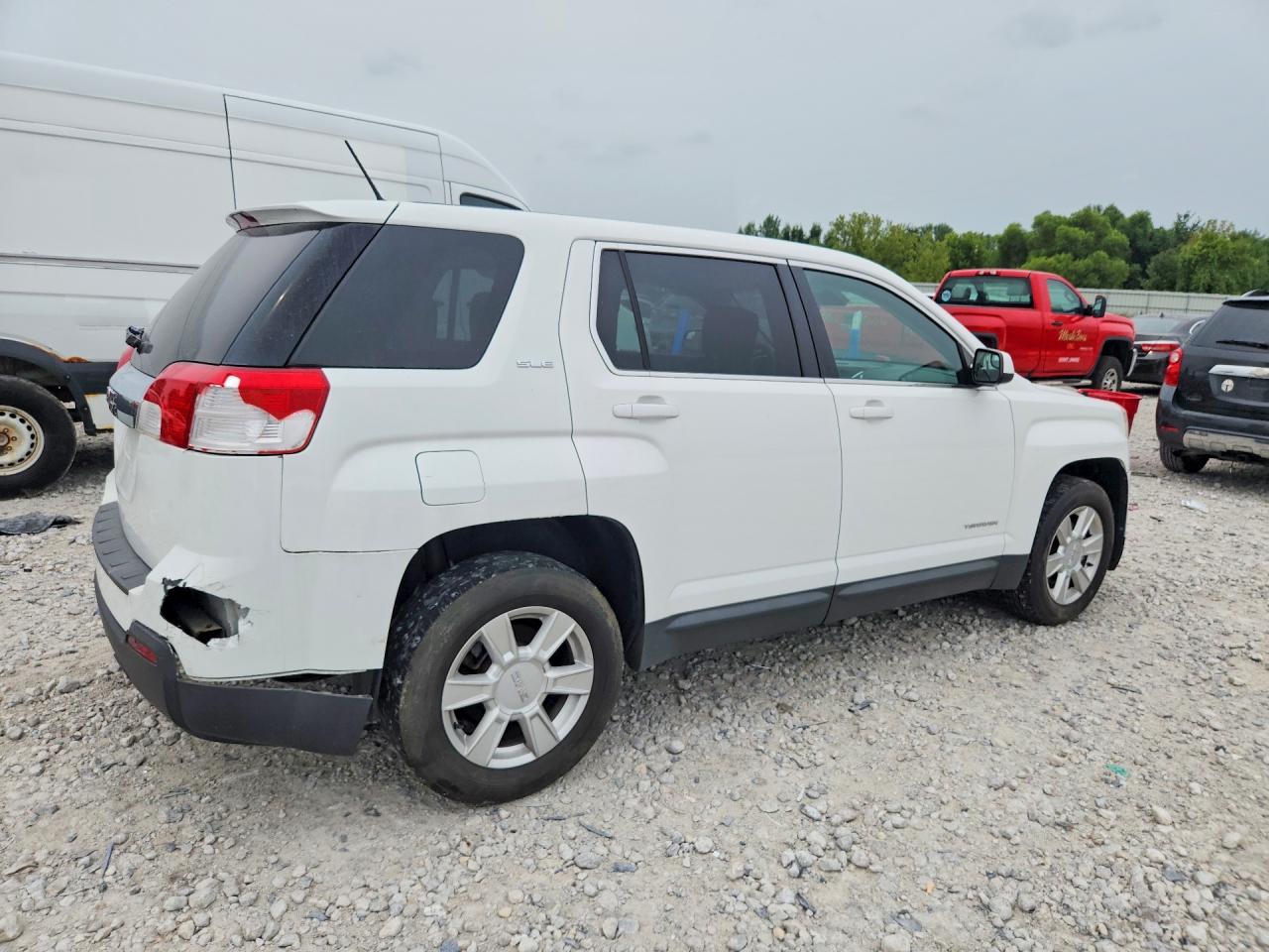 2013 Gmc Terrain Sle White vin: 2GKALMEK8D6285531
