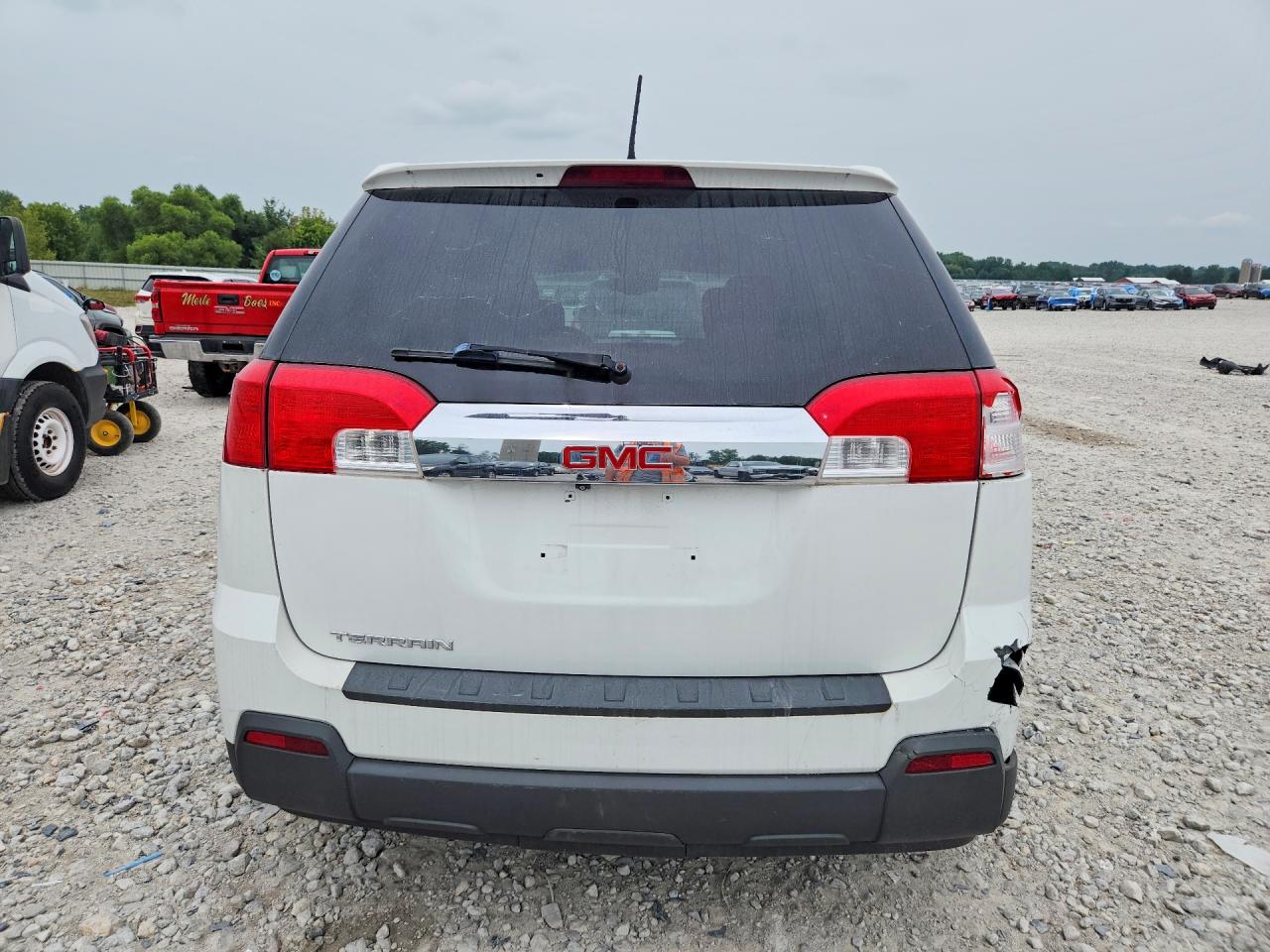 2013 Gmc Terrain Sle White vin: 2GKALMEK8D6285531