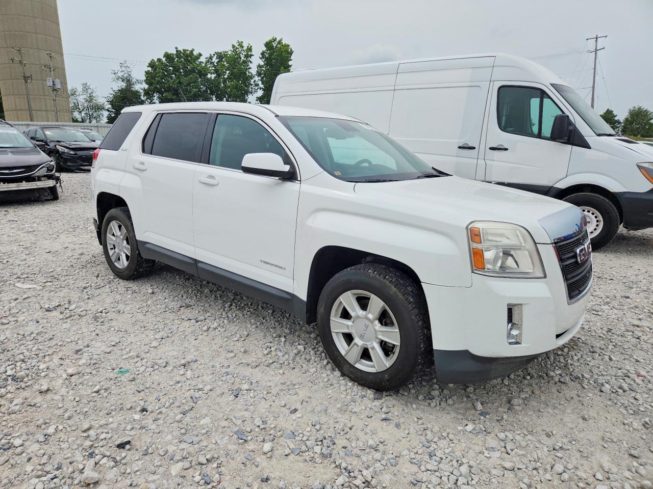 2013 Gmc Terrain Sle White vin: 2GKALMEK8D6285531