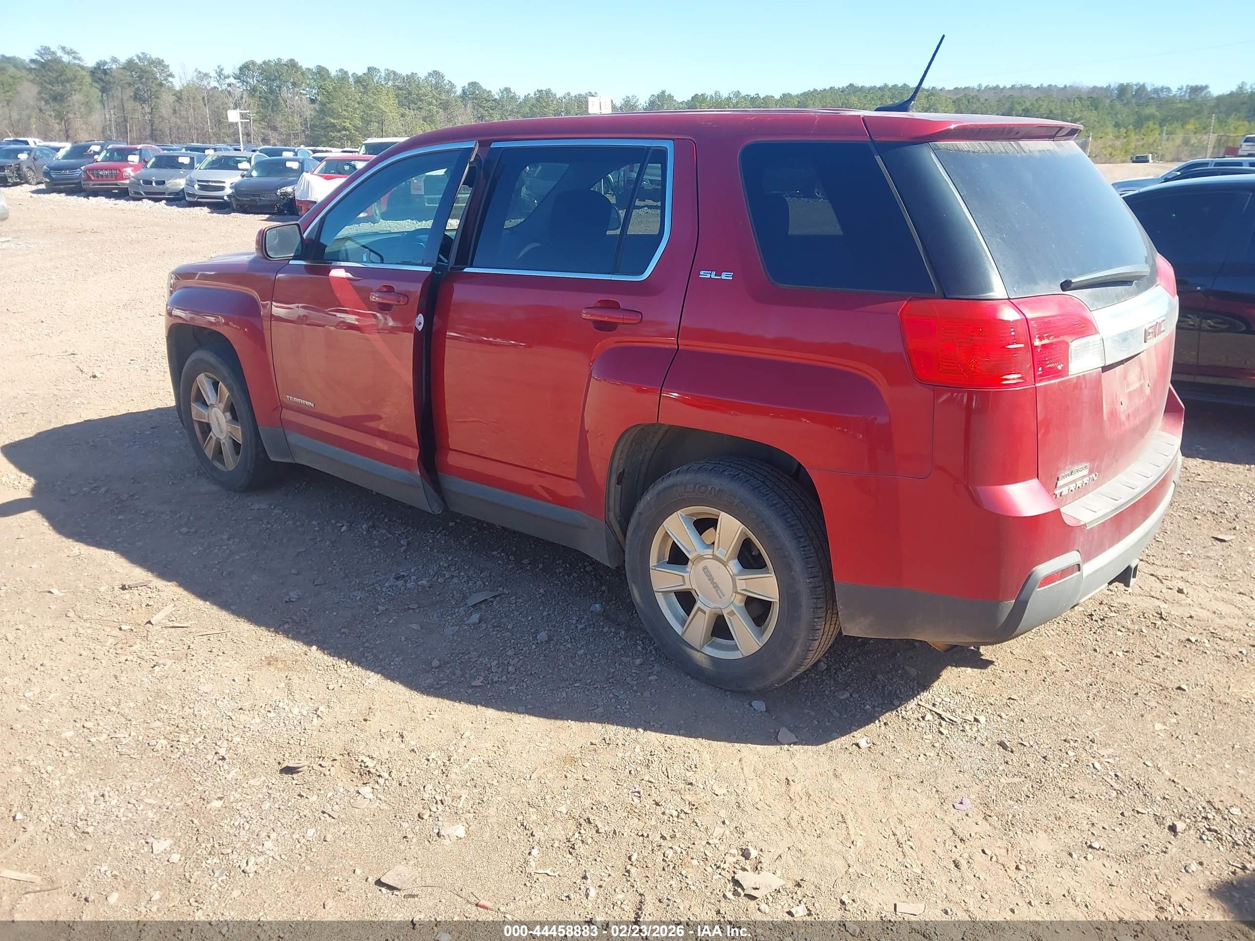 2013 Gmc Terrain Sle-1 Red vin: 2GKALMEK8D6348630