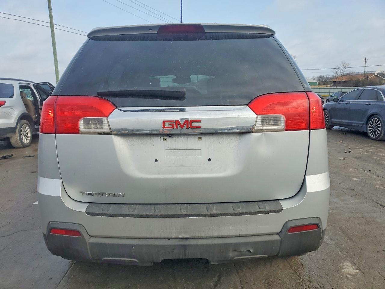 2014 Gmc Terrain Sle Silver vin: 2GKALMEK8E6110245