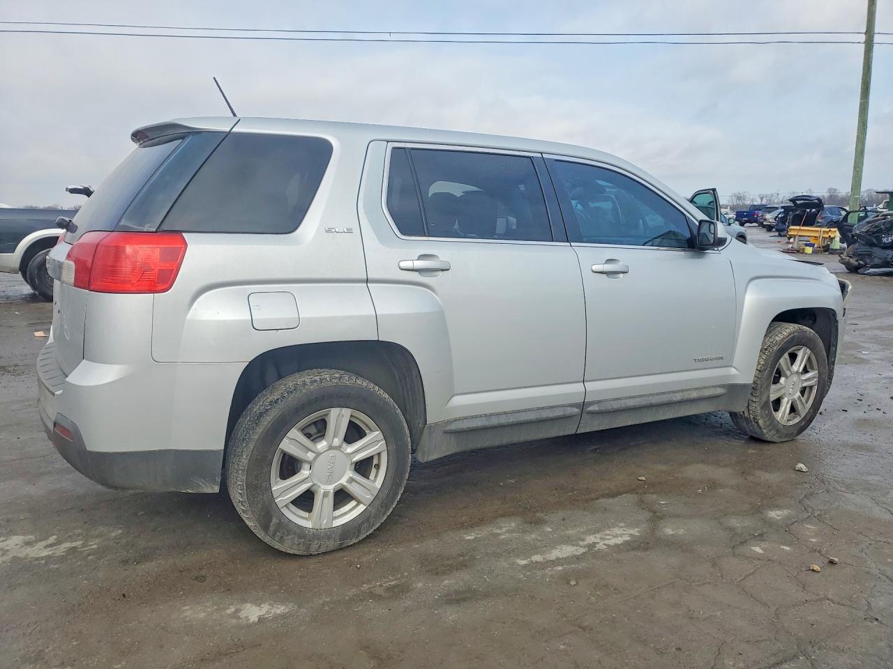 2014 Gmc Terrain Sle Silver vin: 2GKALMEK8E6110245