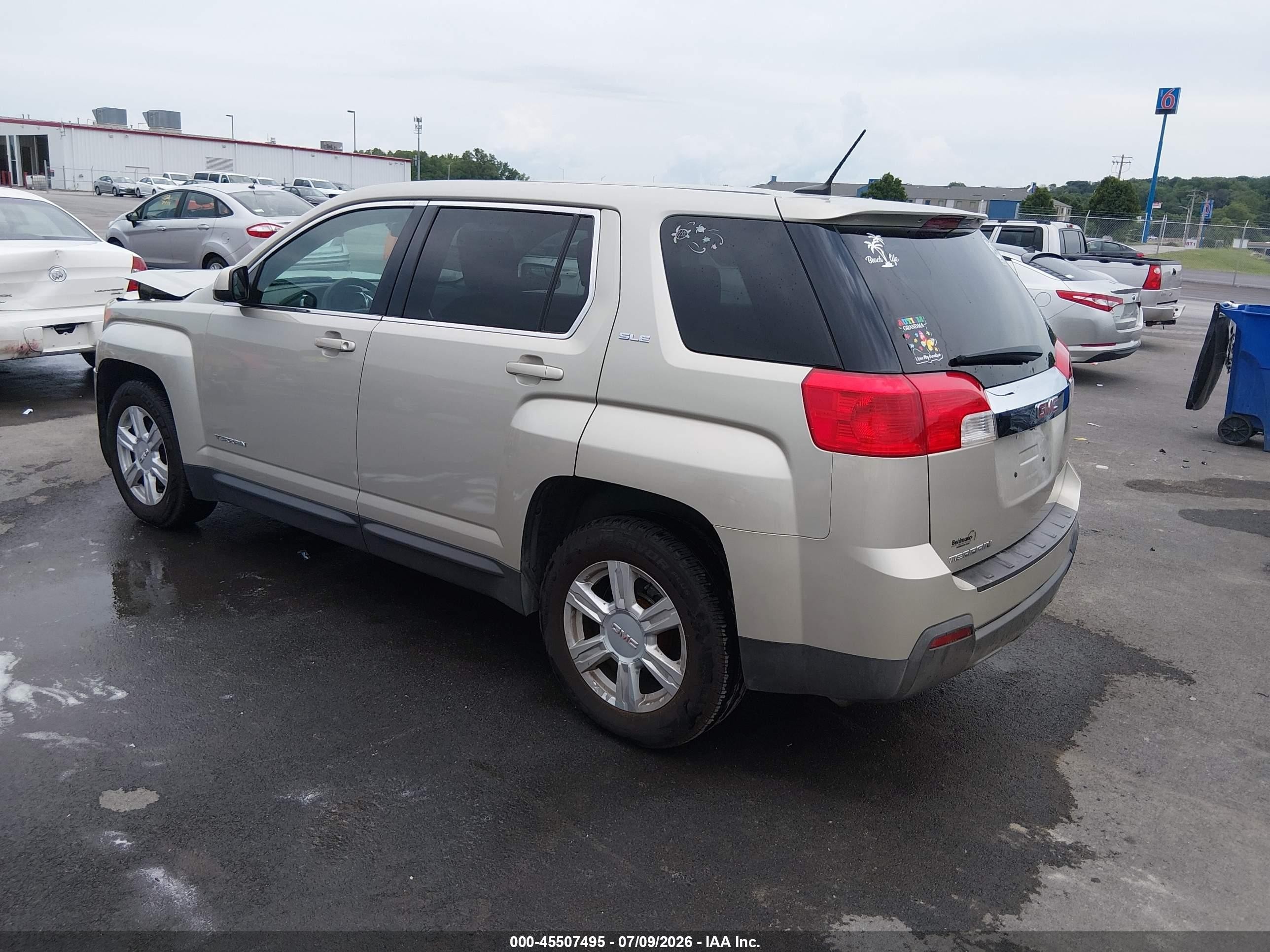 2014 Gmc Terrain Sle-1 Золотой vin: 2GKALMEK8E6276040
