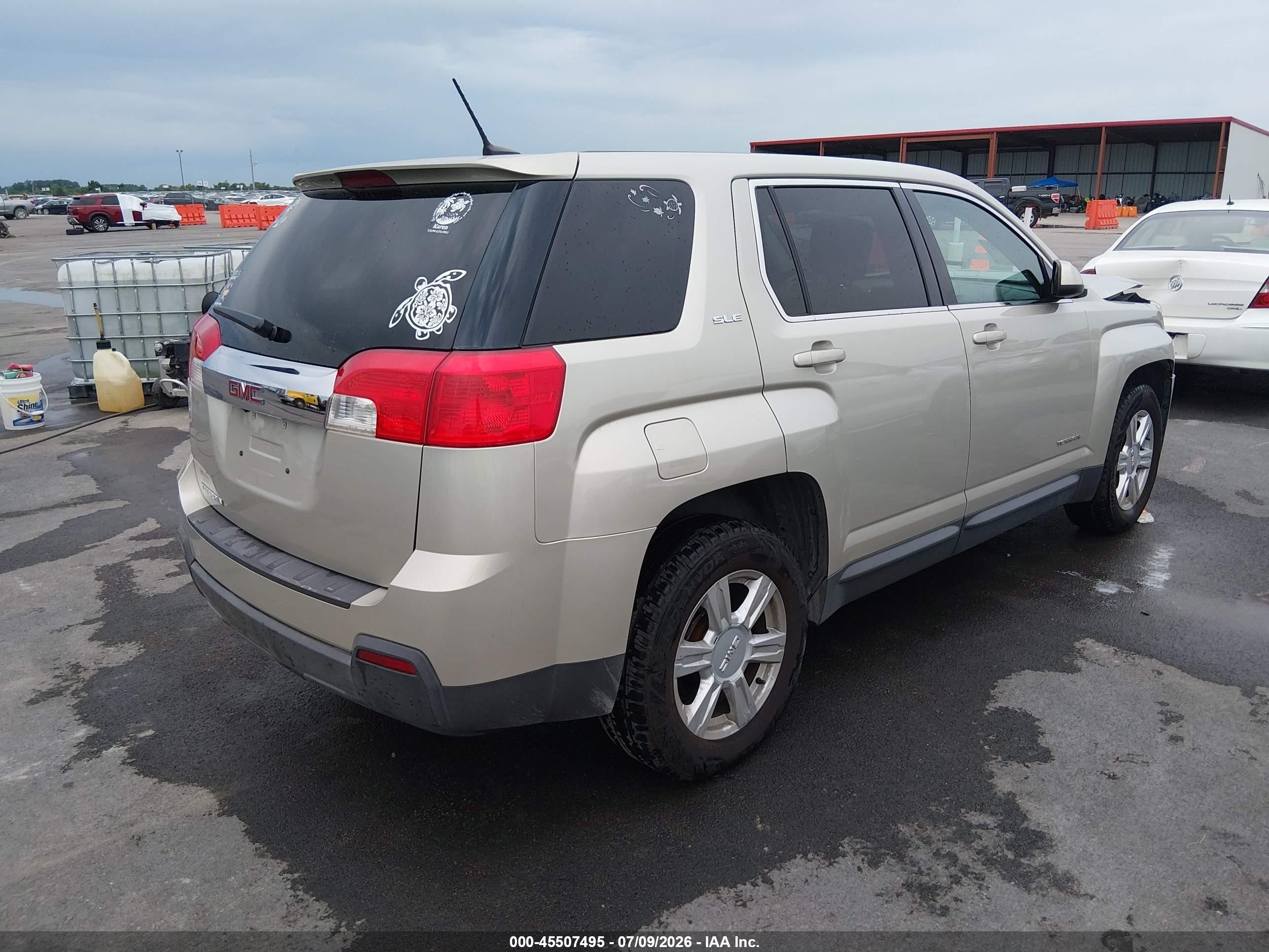 2014 Gmc Terrain Sle-1 Золотой vin: 2GKALMEK8E6276040