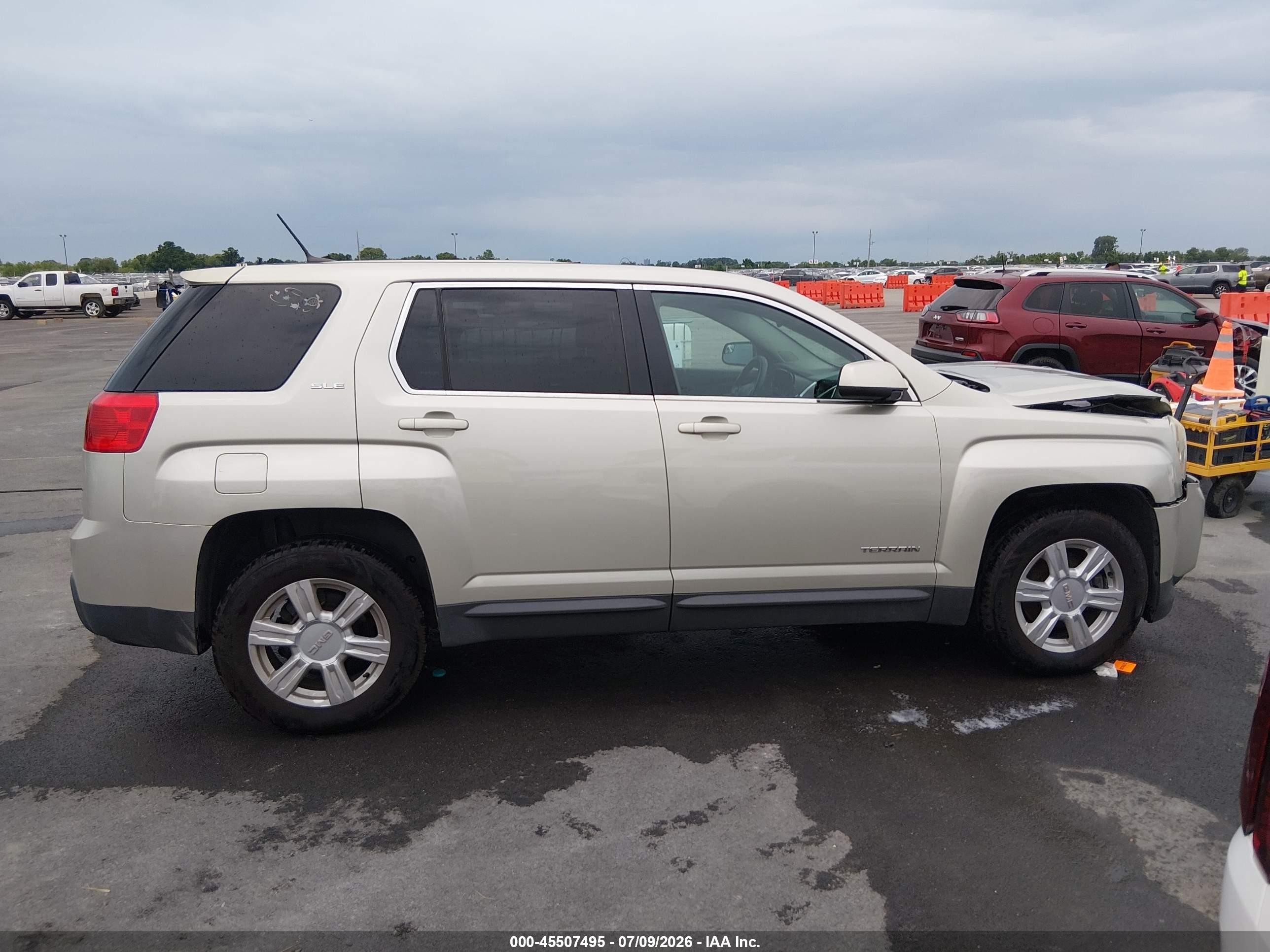 2014 Gmc Terrain Sle-1 Золотой vin: 2GKALMEK8E6276040