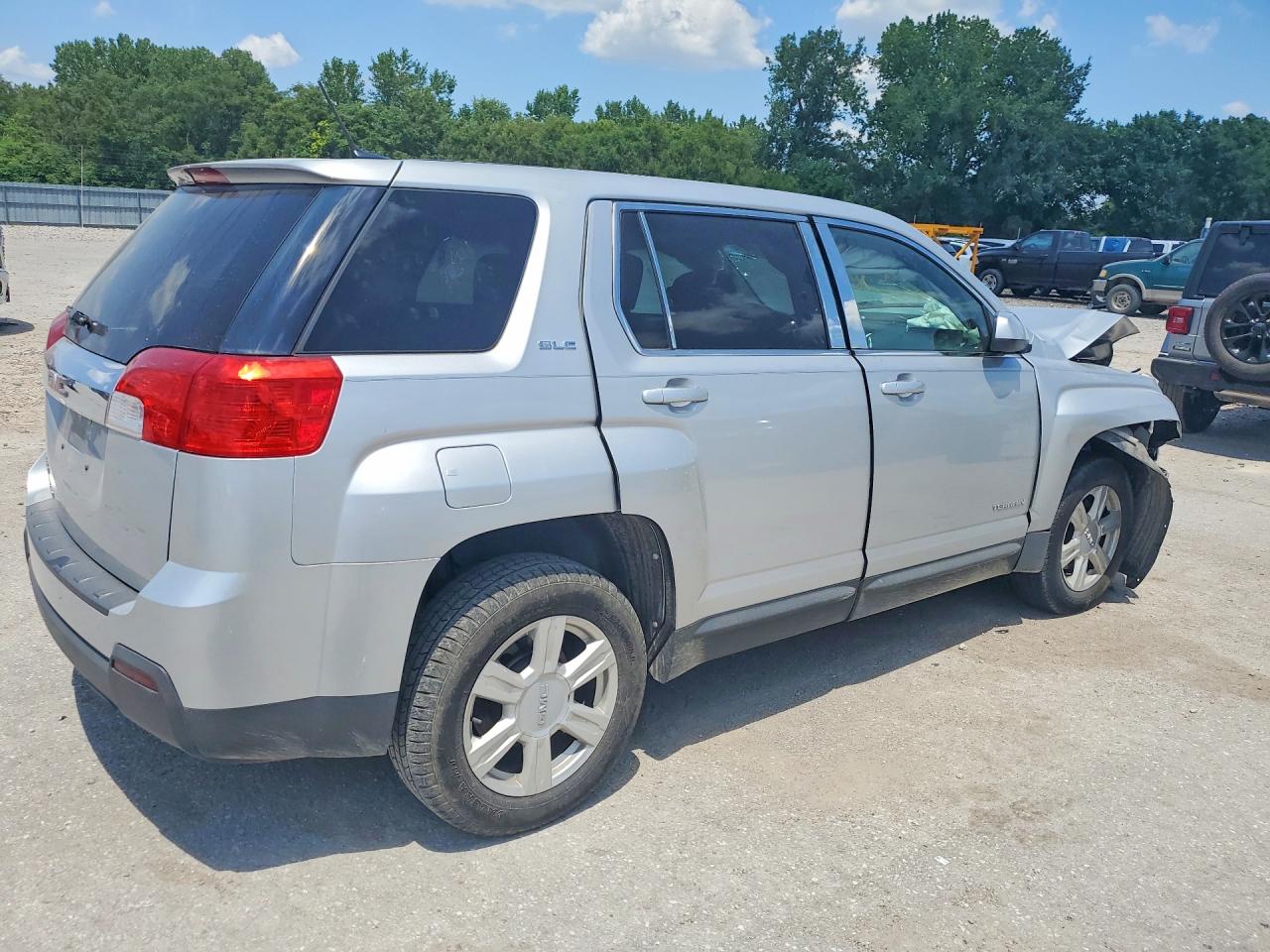 2014 Gmc Terrain Sle Silver vin: 2GKALMEK8E6289225