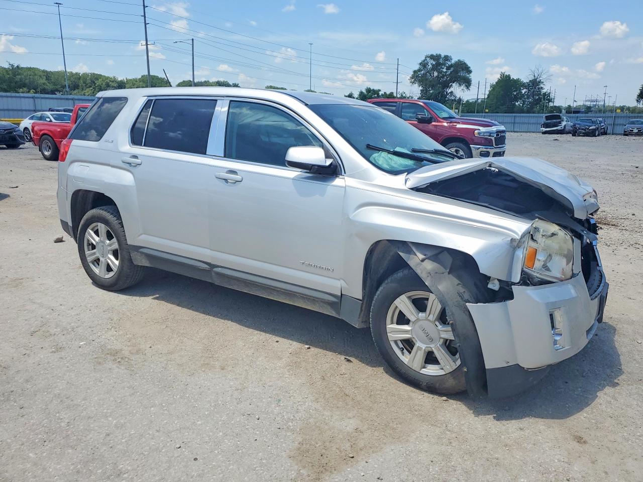 2014 Gmc Terrain Sle Silver vin: 2GKALMEK8E6289225