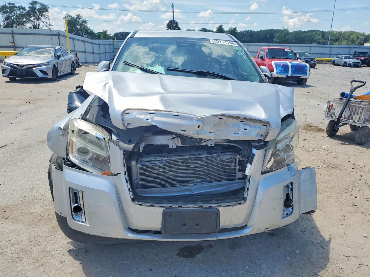 2014 Gmc Terrain Sle Silver vin: 2GKALMEK8E6289225