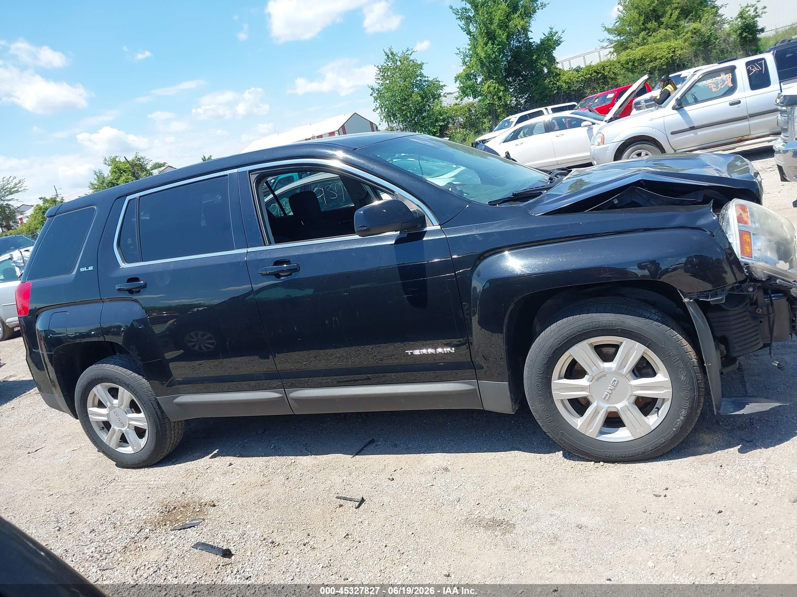 2014 Gmc Terrain Sle-1 Black vin: 2GKALMEK8E6321333