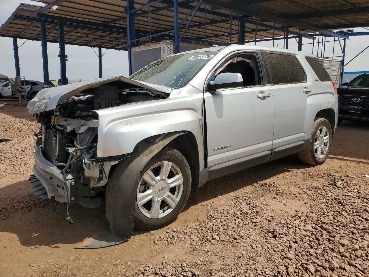 2015 Gmc Terrain Sle Silver vin: 2GKALMEK8F6160340