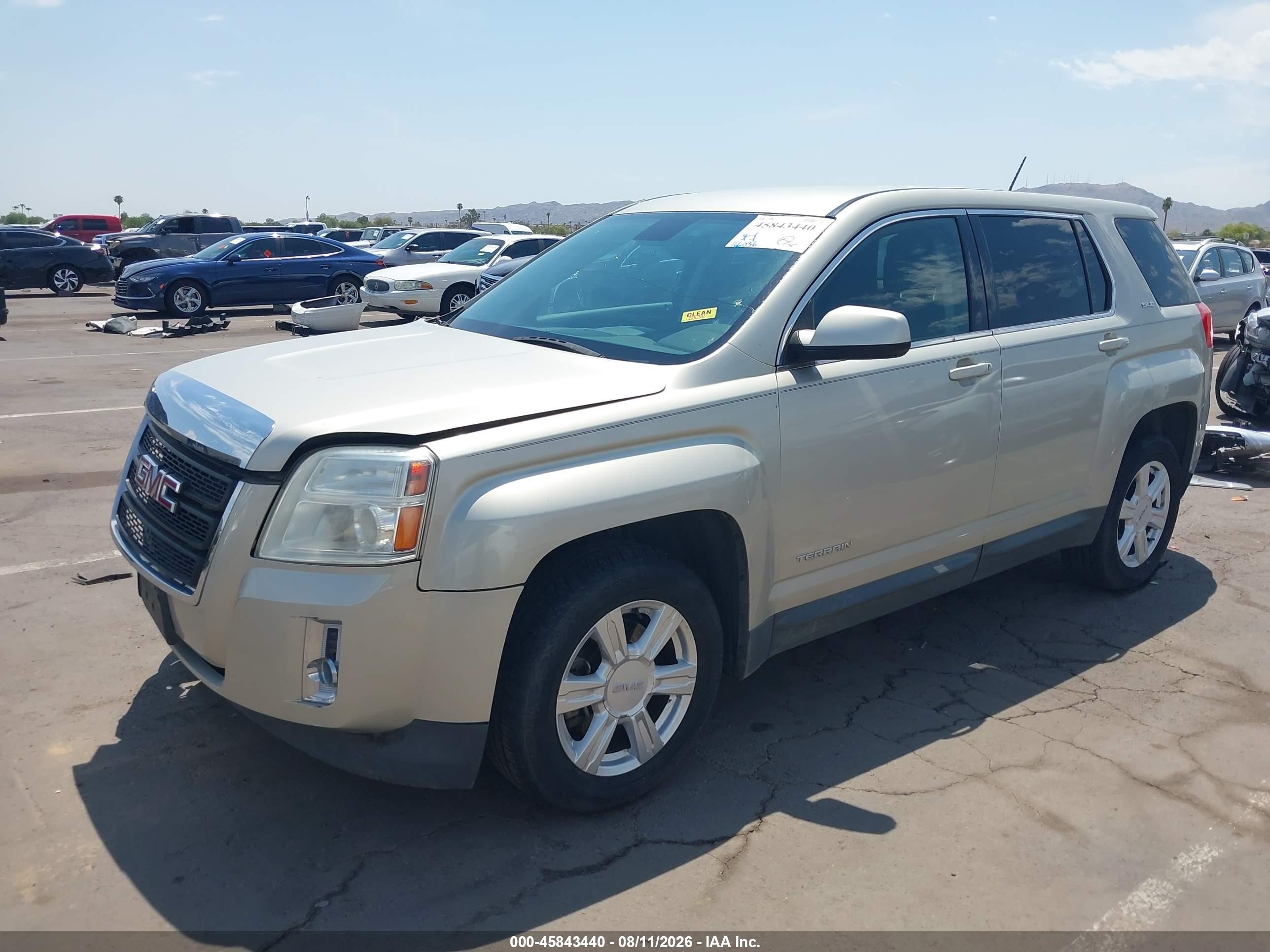 2015 Gmc Terrain Sle-1 Золотой vin: 2GKALMEK8F6171595
