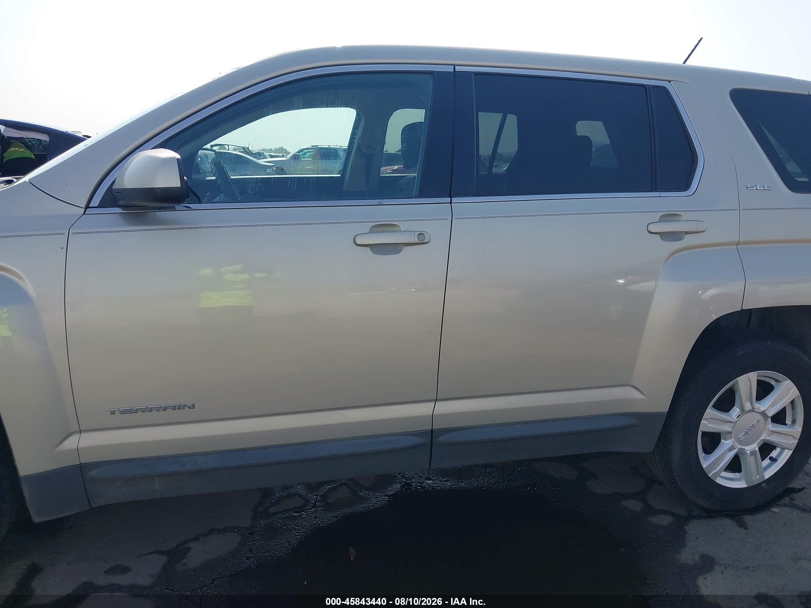 2015 Gmc Terrain Sle-1 Золотой vin: 2GKALMEK8F6171595