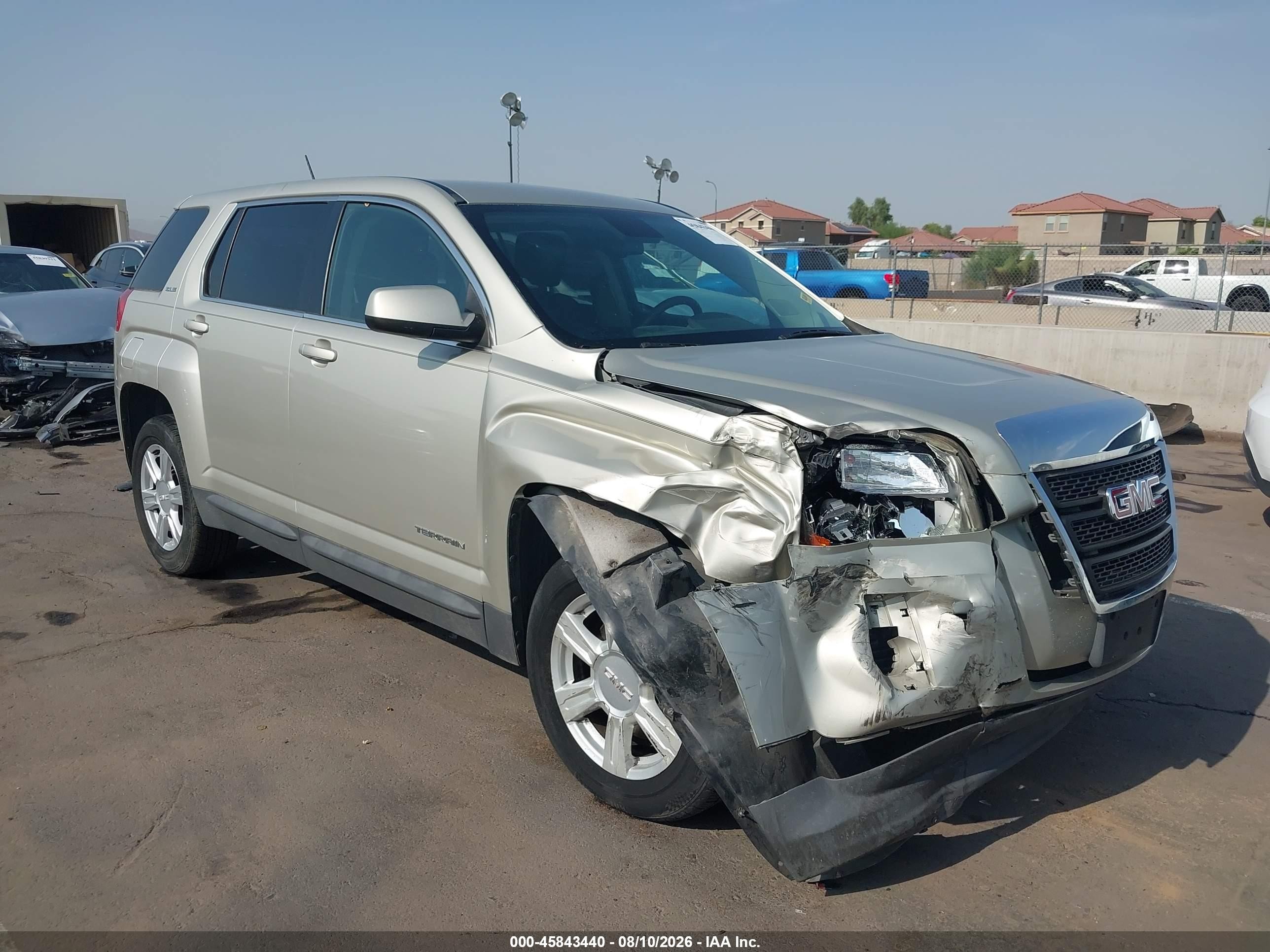 2015 Gmc Terrain Sle-1 Золотой vin: 2GKALMEK8F6171595