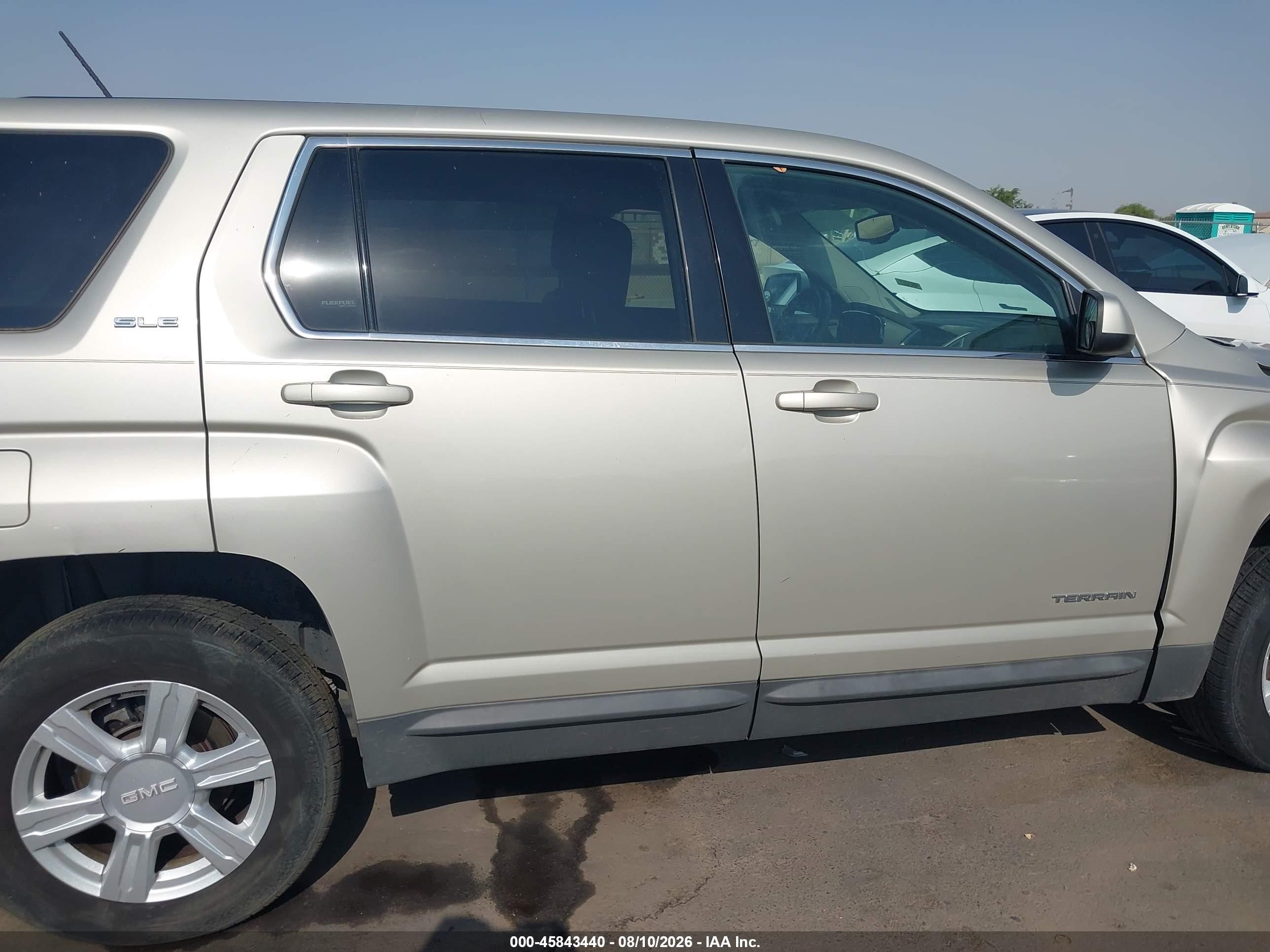 2015 Gmc Terrain Sle-1 Золотой vin: 2GKALMEK8F6171595