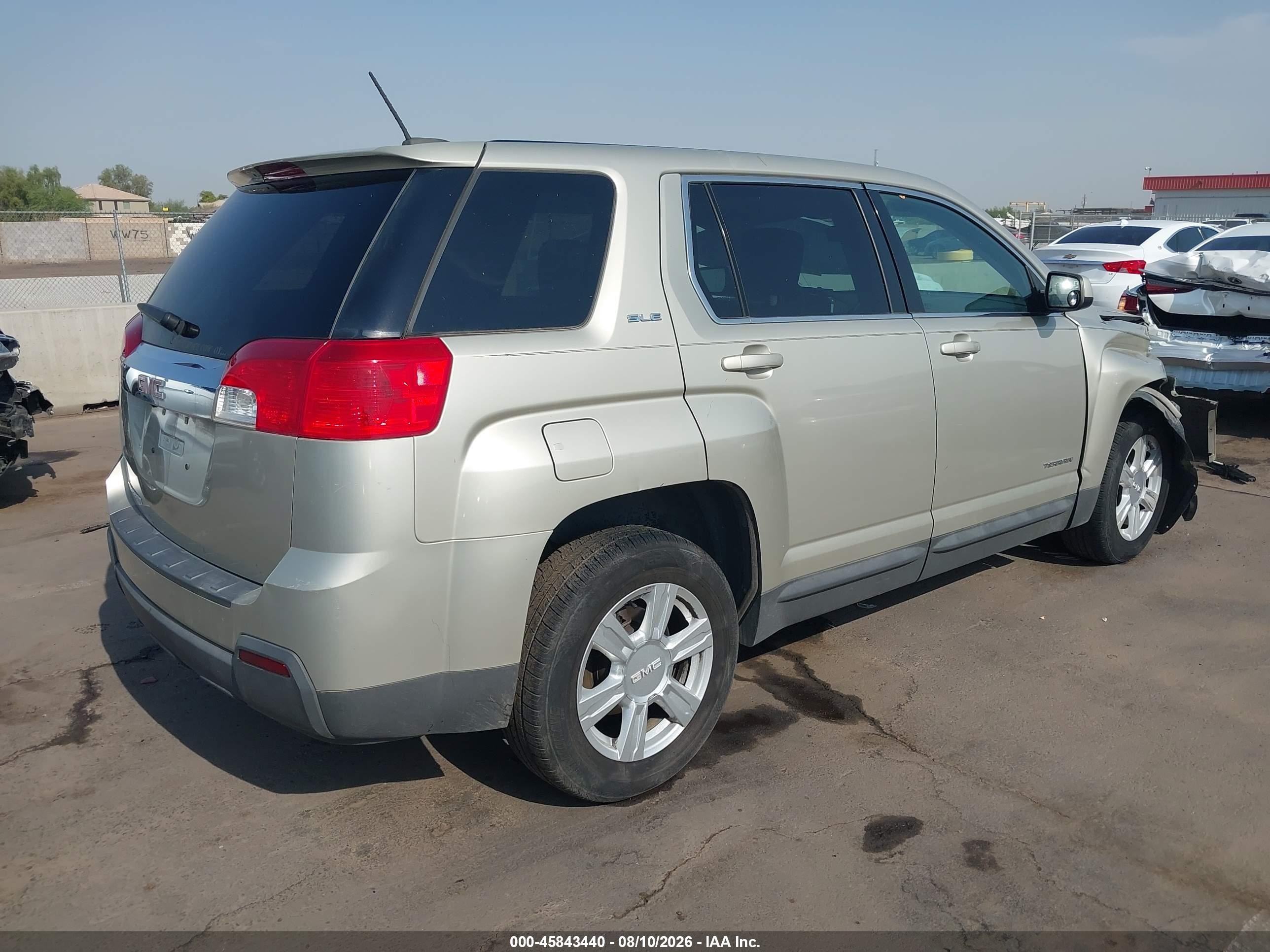 2015 Gmc Terrain Sle-1 Золотой vin: 2GKALMEK8F6171595