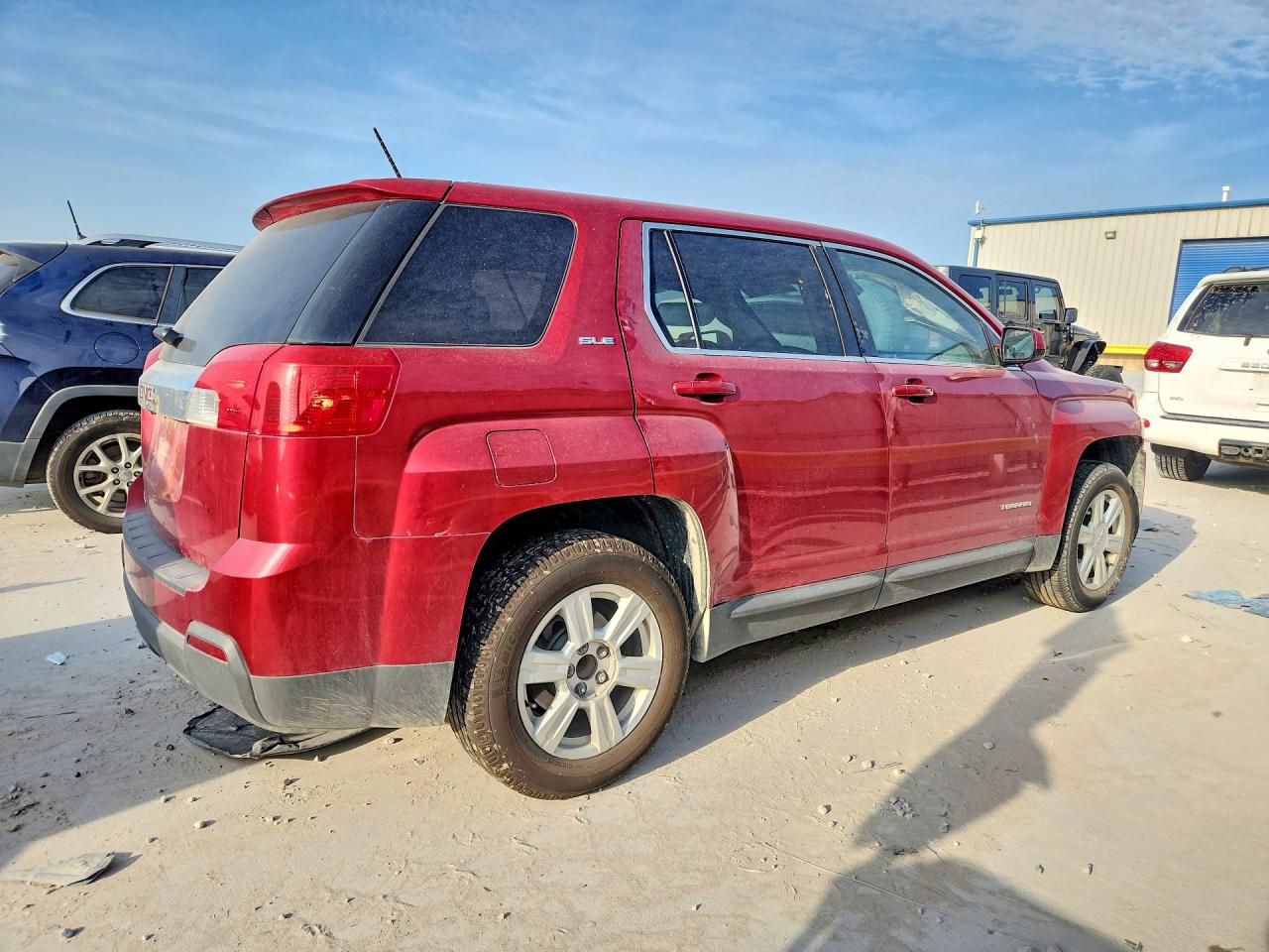 2015 Gmc Terrain Sle Maroon vin: 2GKALMEK8F6176912