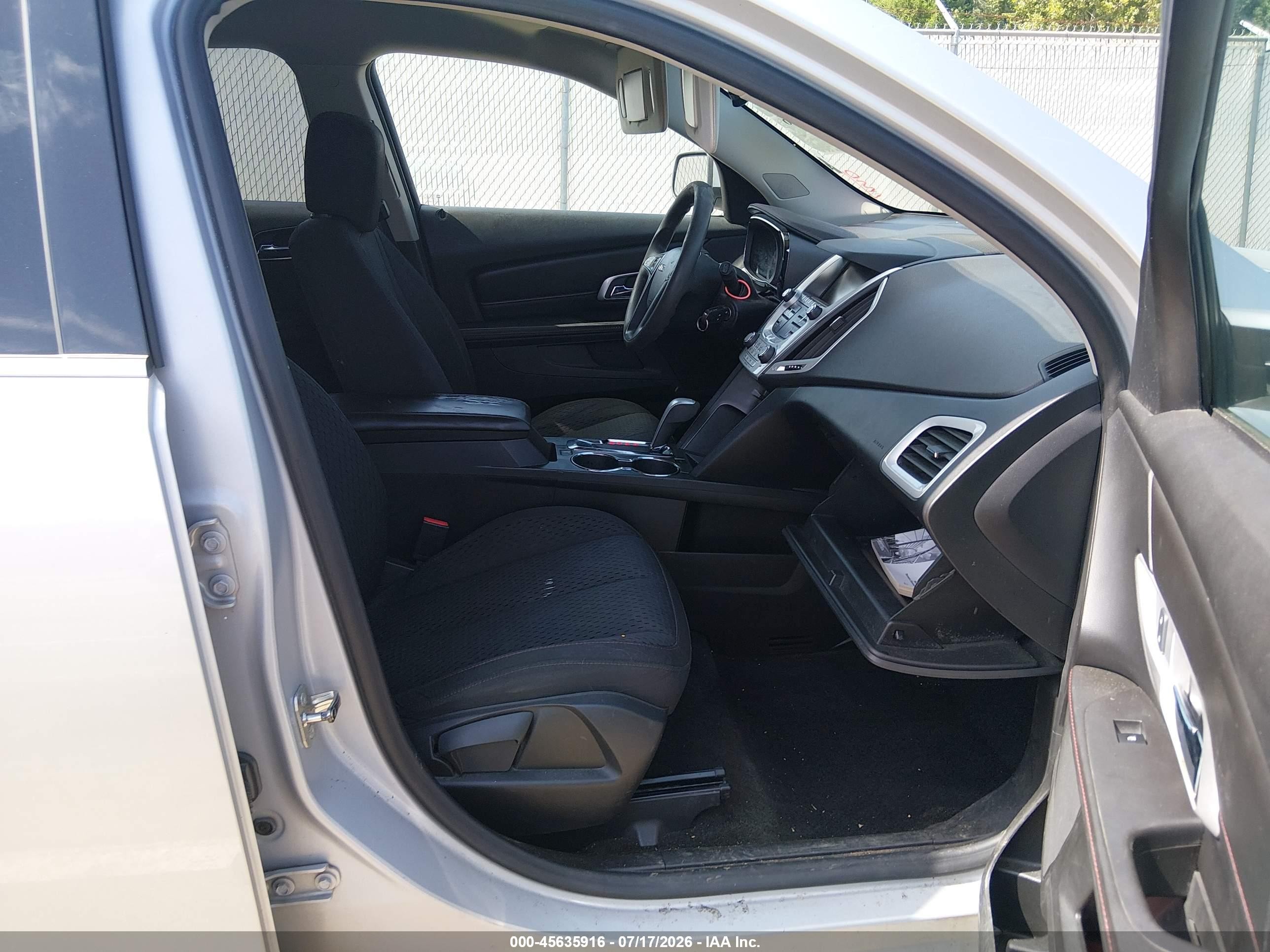 2015 Gmc Terrain Sle-1 Silver vin: 2GKALMEK8F6347707