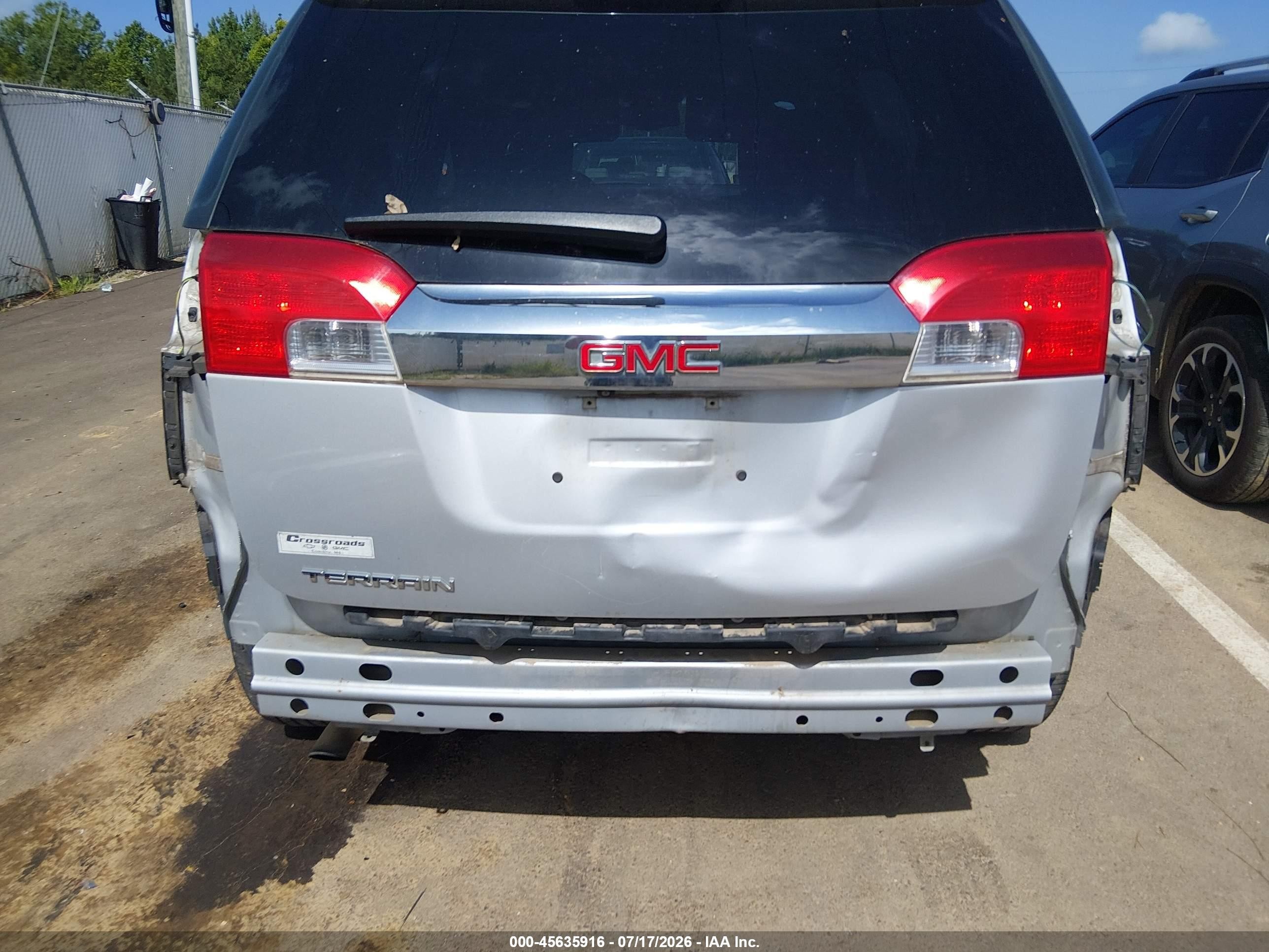 2015 Gmc Terrain Sle-1 Silver vin: 2GKALMEK8F6347707
